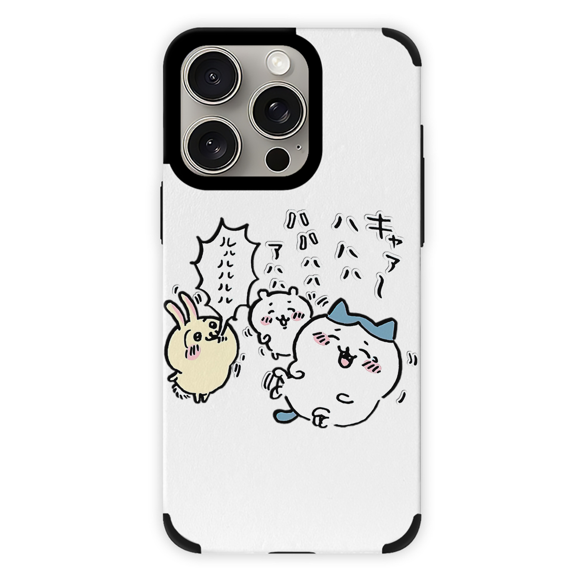 （画像用） ちいかわ うさぎ Chii-kawa usagi 【iPhone15ProMax対応】 PUレザー スマホケース 耐衝撃＆黄変防止