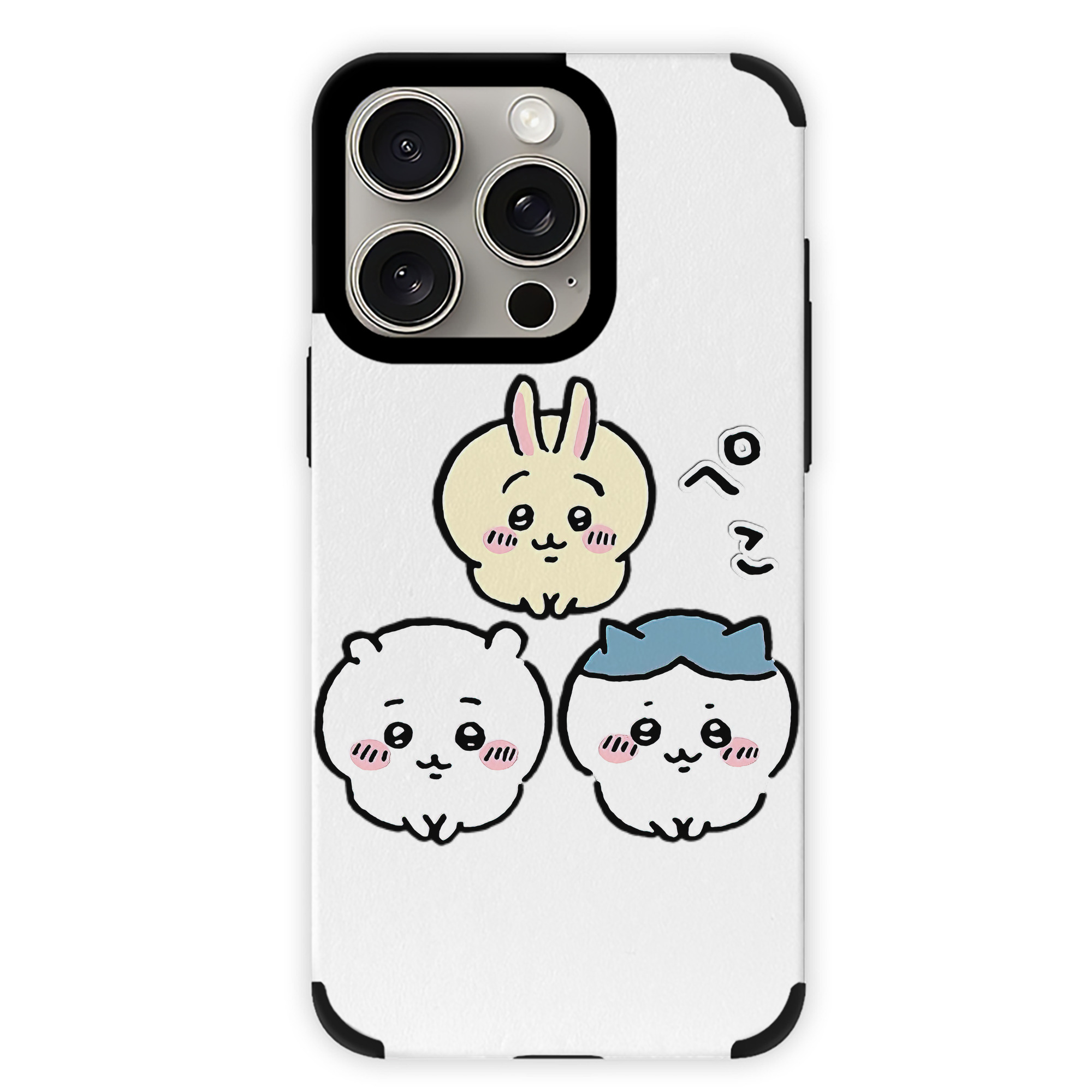 （画像用） ちいかわ うさぎ Chii-kawa usagi 【iPhone15ProMax対応】 PUレザー スマホケース 耐衝撃＆黄変防止