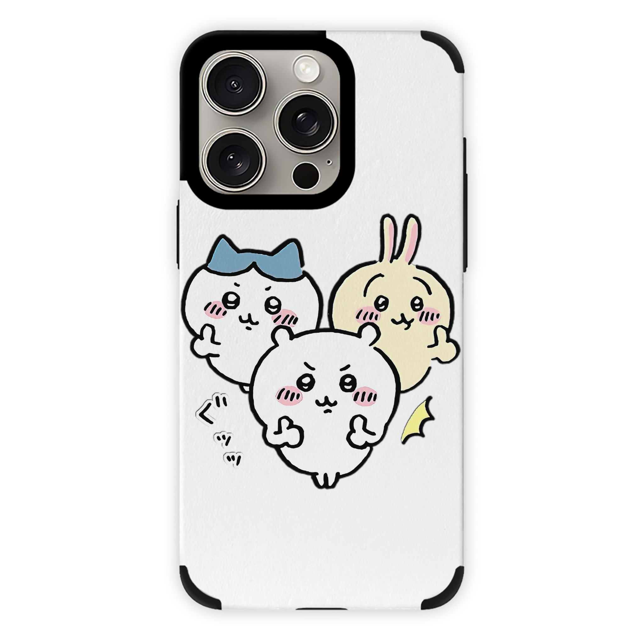 （画像用） ちいかわ うさぎ Chii-kawa usagi 【iPhone15ProMax対応】 PUレザー スマホケース 耐衝撃＆黄変防止