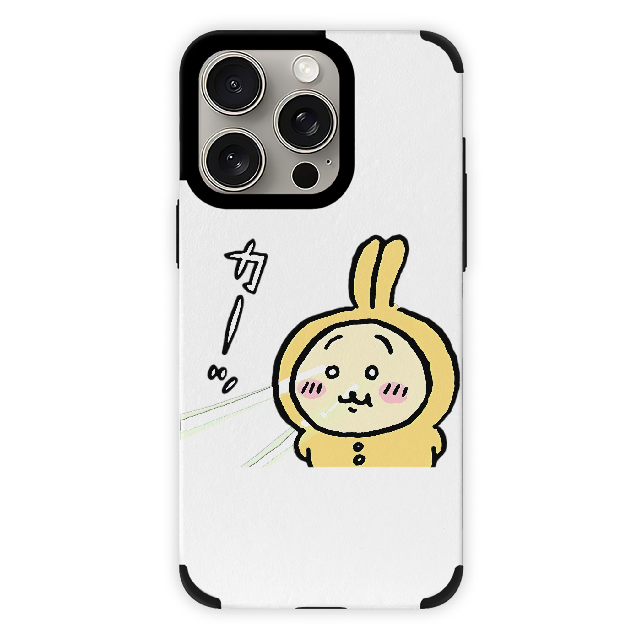 （画像用） ちいかわ うさぎ Chii-kawa usagi 【iPhone15ProMax対応】 PUレザー スマホケース 耐衝撃＆黄変防止