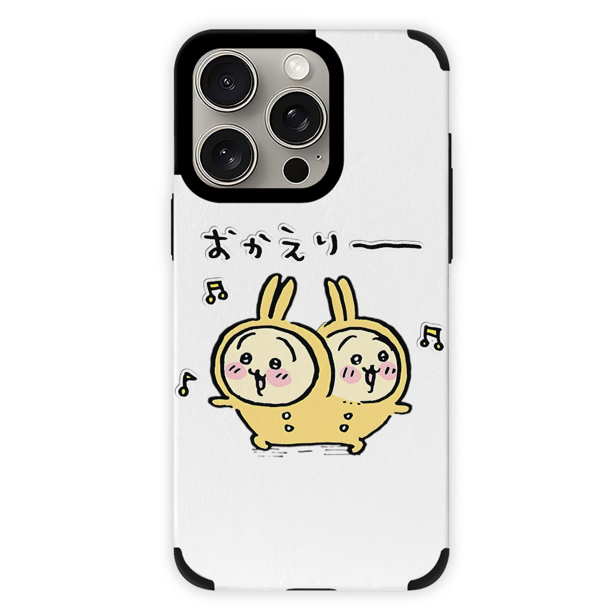 （画像用） ちいかわ うさぎ Chii-kawa usagi 【iPhone15ProMax対応】 PUレザー スマホケース 耐衝撃＆黄変防止
