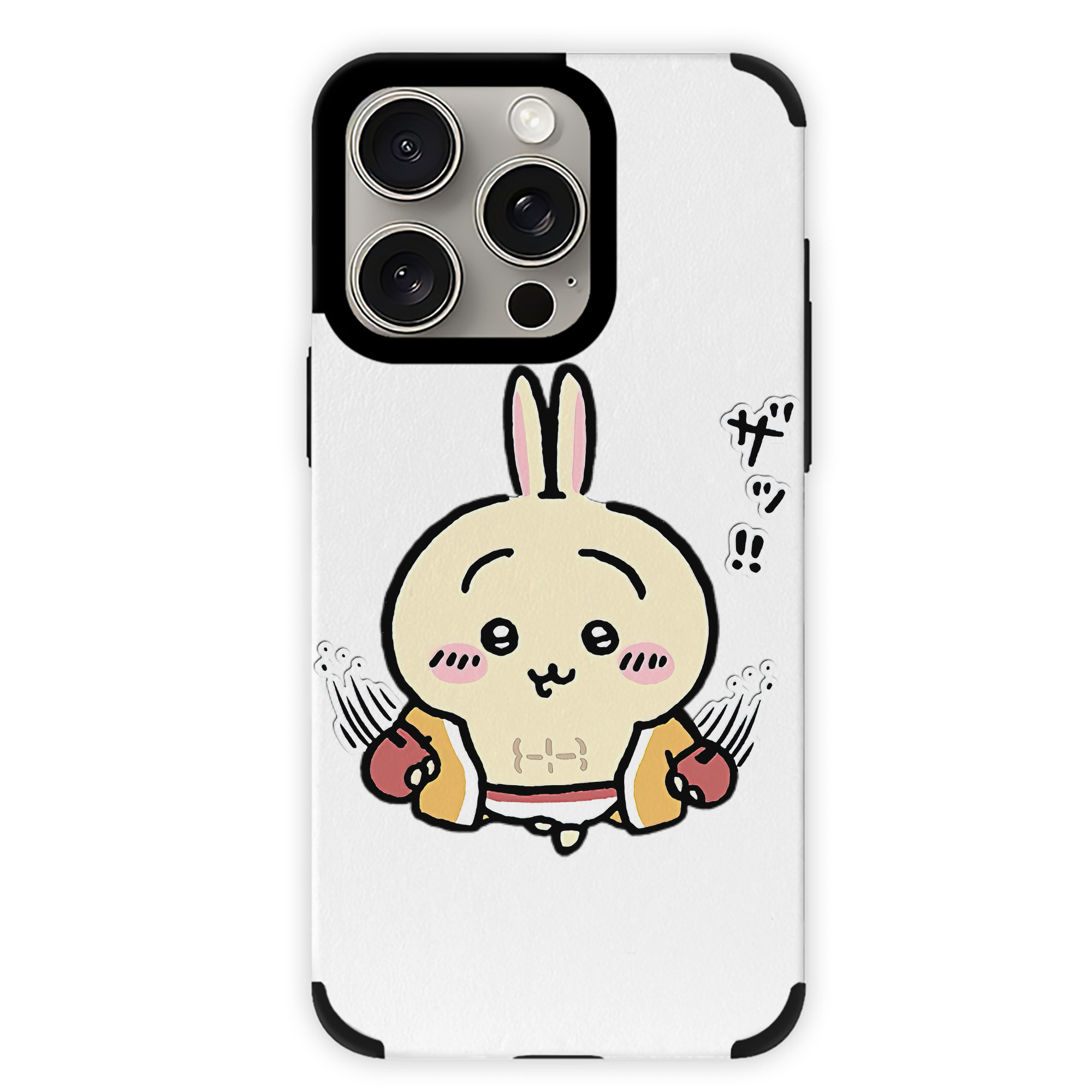 （画像用） ちいかわ うさぎ Chii-kawa usagi 【iPhone15ProMax対応】 PUレザー スマホケース 耐衝撃＆黄変防止