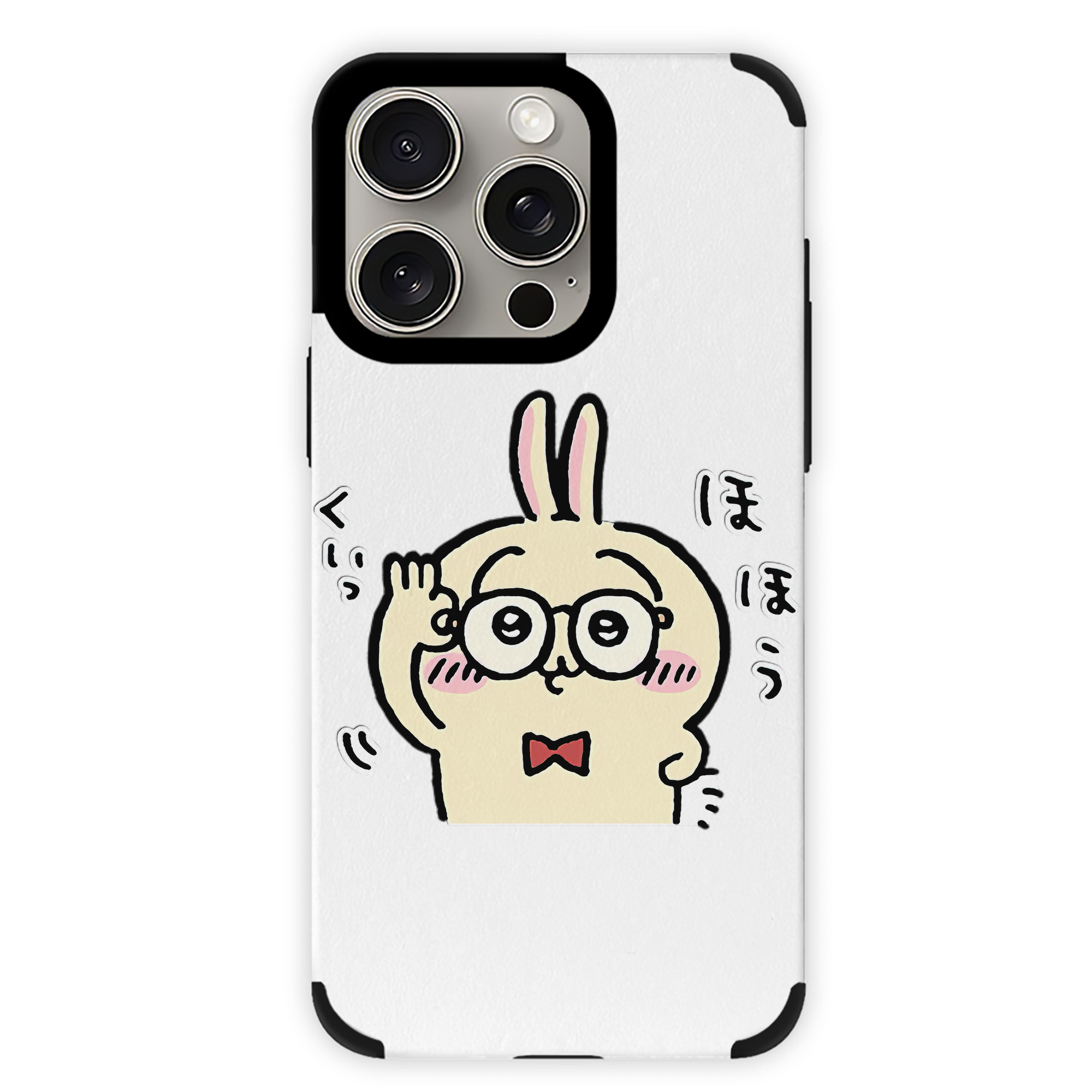 （画像用） ちいかわ うさぎ Chii-kawa usagi 【iPhone15ProMax対応】 PUレザー スマホケース 耐衝撃＆黄変防止