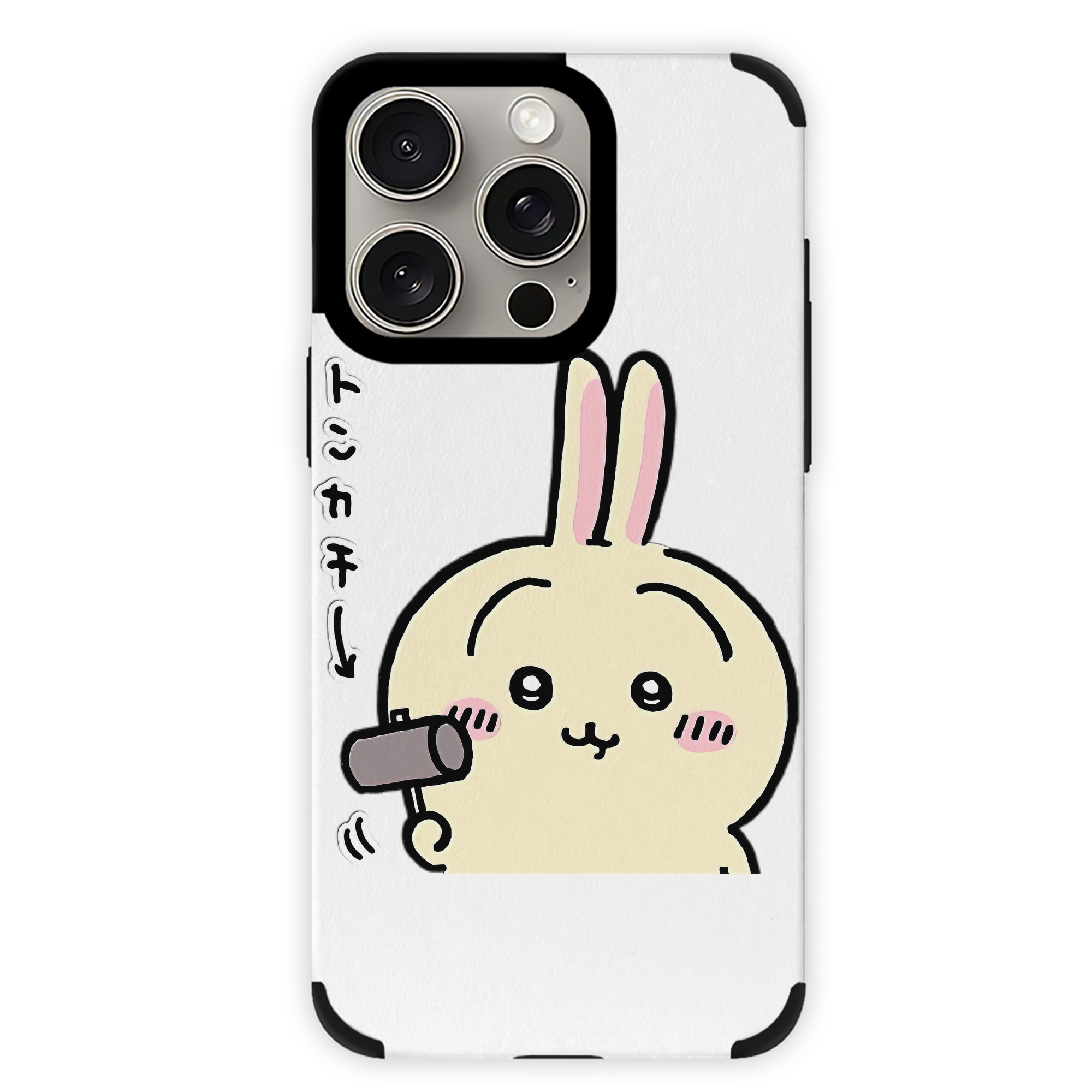 （画像用） ちいかわ うさぎ Chii-kawa usagi 【iPhone15ProMax対応】 PUレザー スマホケース 耐衝撃＆黄変防止