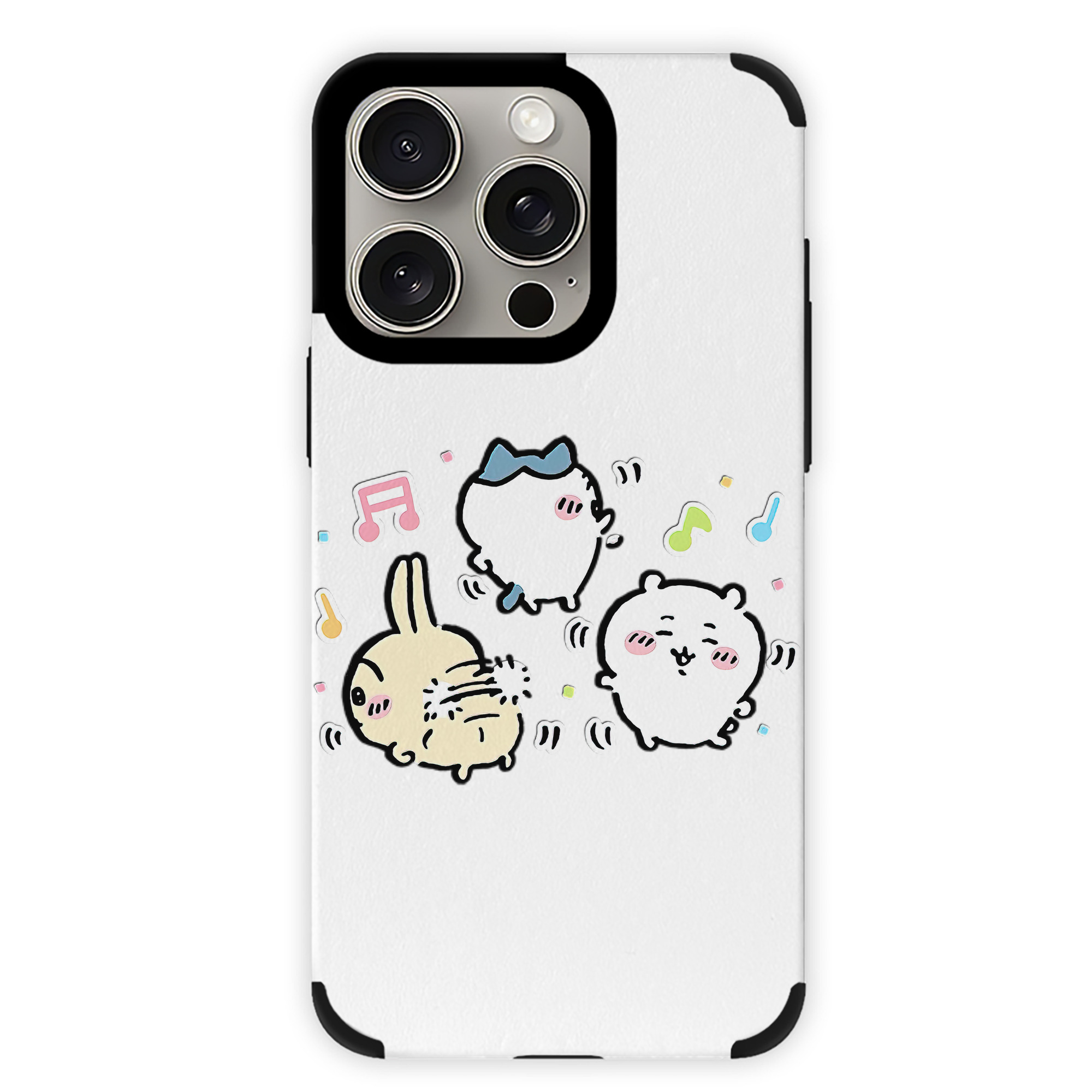 （画像用） ちいかわ うさぎ Chii-kawa usagi 【iPhone15ProMax対応】 PUレザー スマホケース 耐衝撃＆黄変防止
