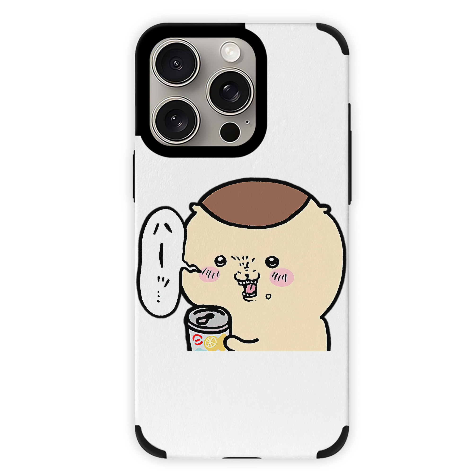 （画像用） ちいかわ くりまんじゅう Chii-kawa kuri manjū 【iPhone15ProMax対応】 PUレザー スマホケース 耐衝撃＆黄変防止