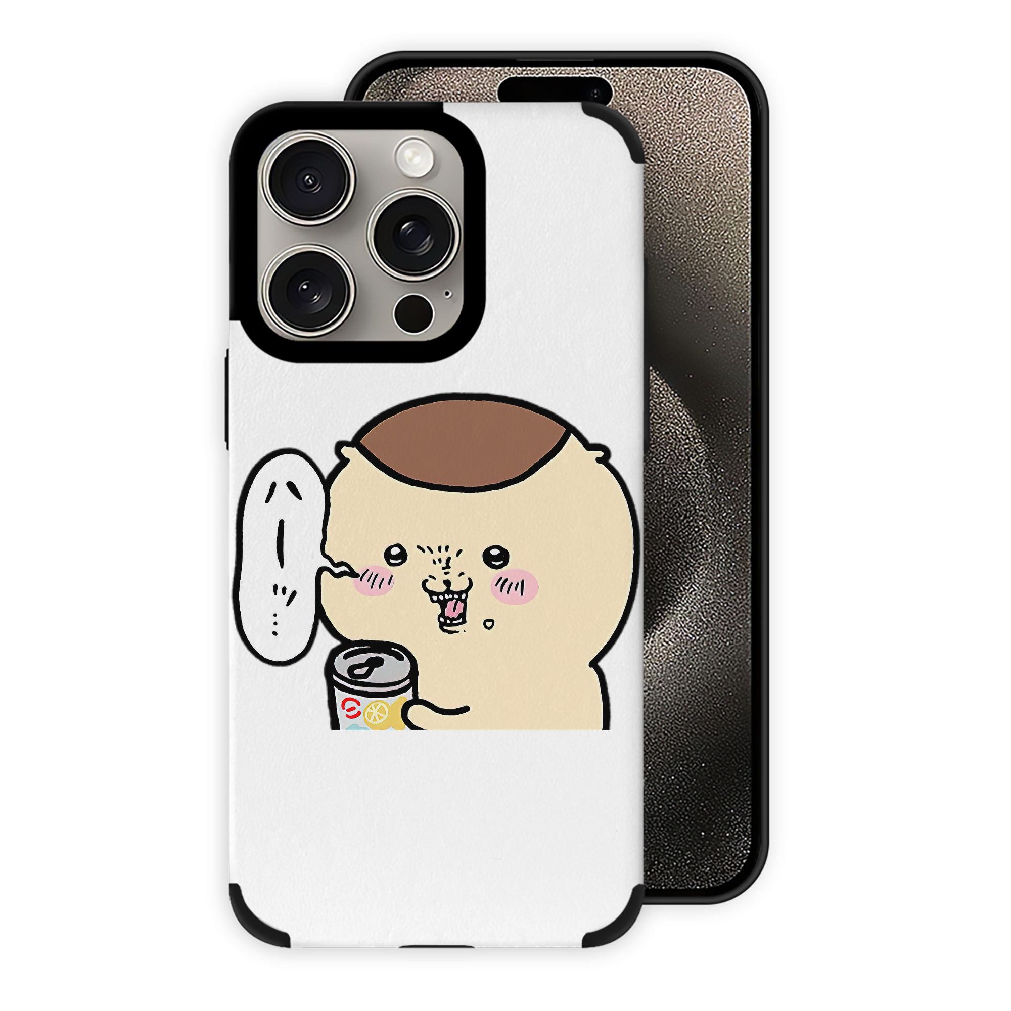 （画像用） ちいかわ くりまんじゅう Chii-kawa kuri manjū 【iPhone15ProMax対応】 PUレザー スマホケース 耐衝撃＆黄変防止
