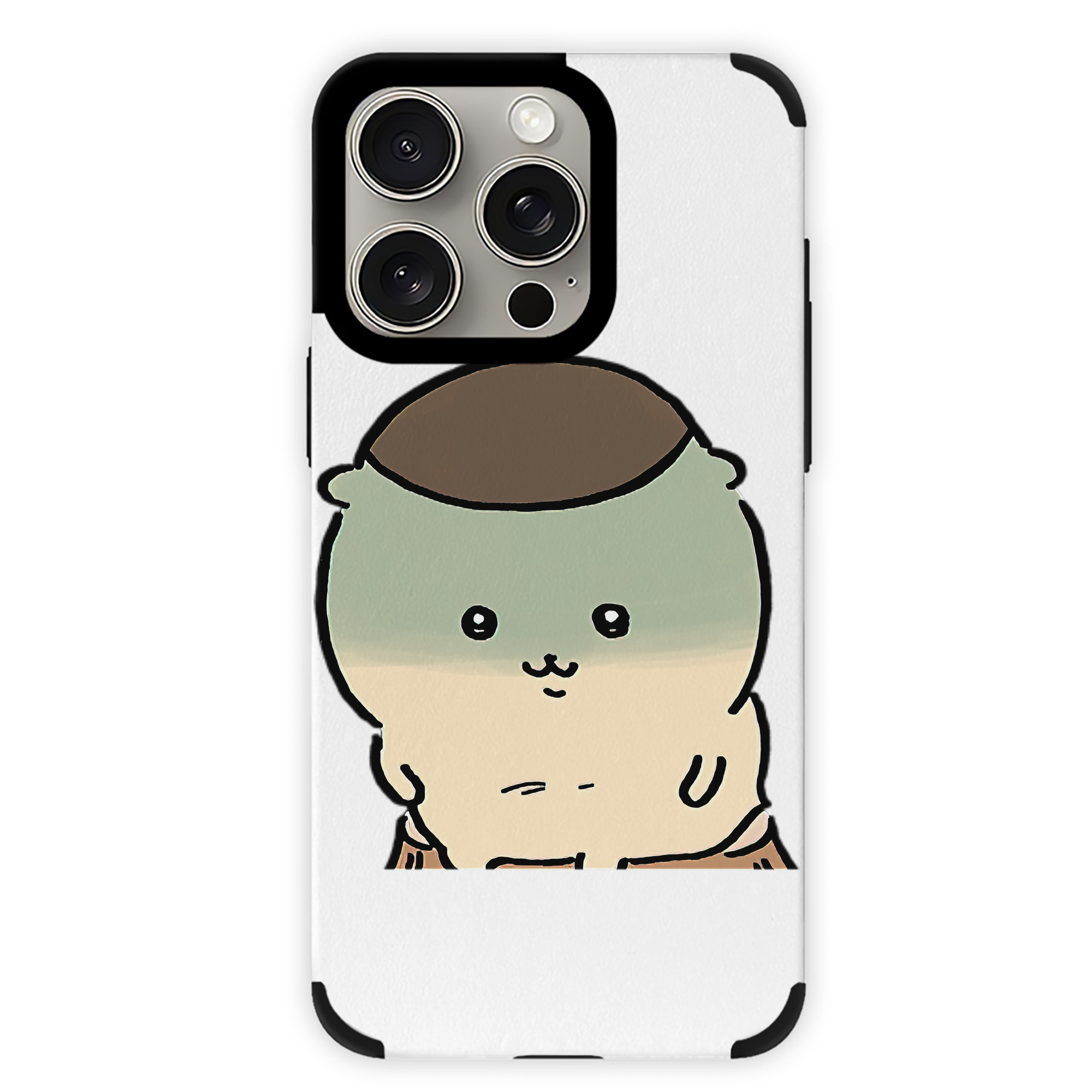 （画像用） ちいかわ くりまんじゅう Chii-kawa kuri manjū 【iPhone15ProMax対応】 PUレザー スマホケース 耐衝撃＆黄変防止
