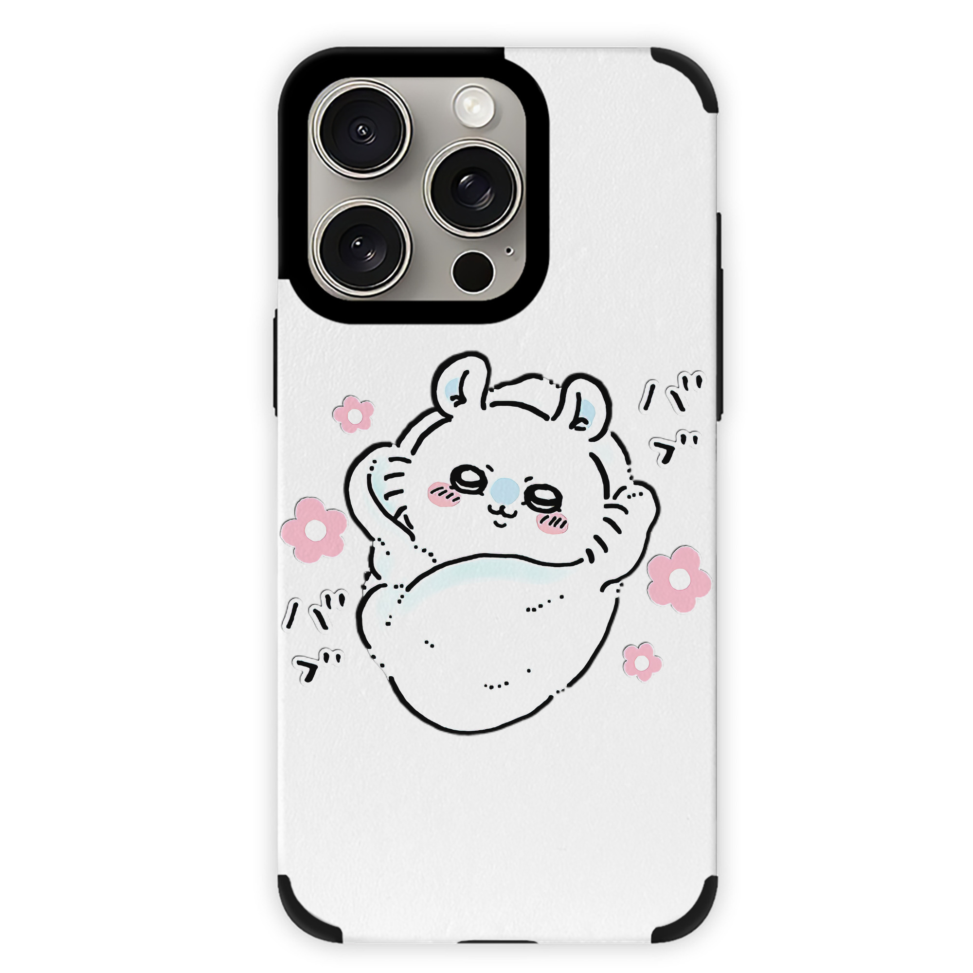 （画像用） ちいかわ モモンガ Chii-kawa Momonga 【iPhone15ProMax対応】 PUレザー スマホケース 耐衝撃＆黄変防止