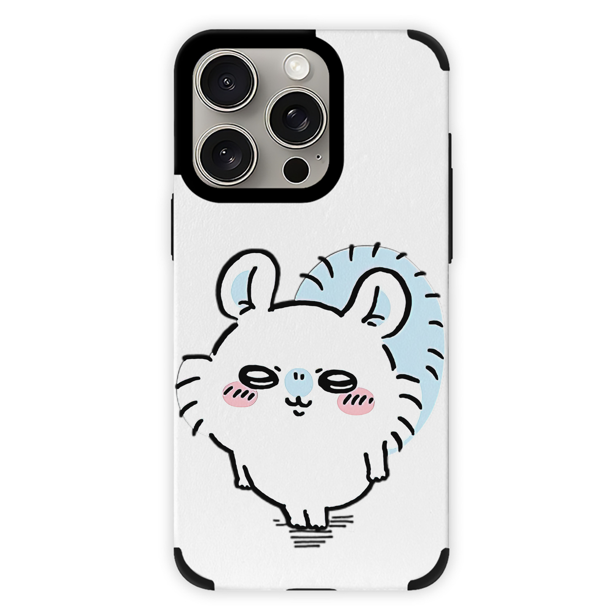 （画像用） ちいかわ モモンガ Chii-kawa Momonga 【iPhone15ProMax対応】 PUレザー スマホケース 耐衝撃＆黄変防止
