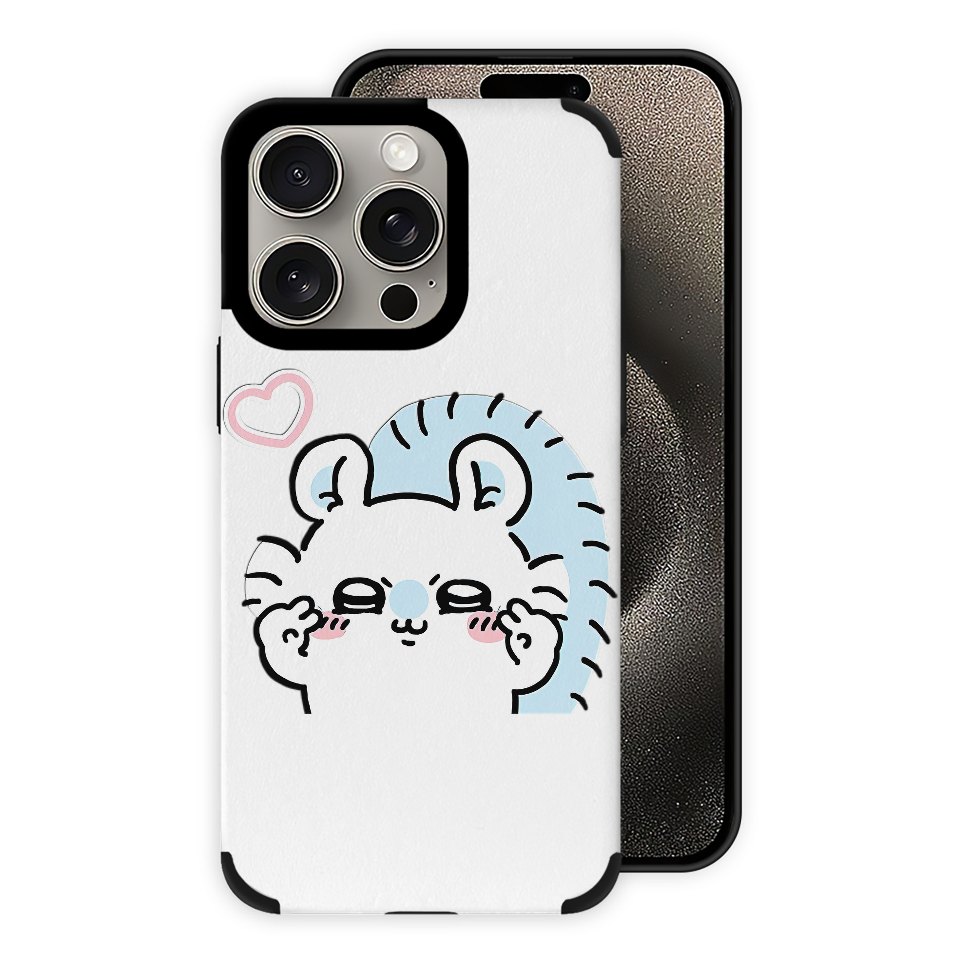 （画像用） ちいかわ モモンガ Chii-kawa Momonga 【iPhone15ProMax対応】 PUレザー スマホケース 耐衝撃＆黄変防止