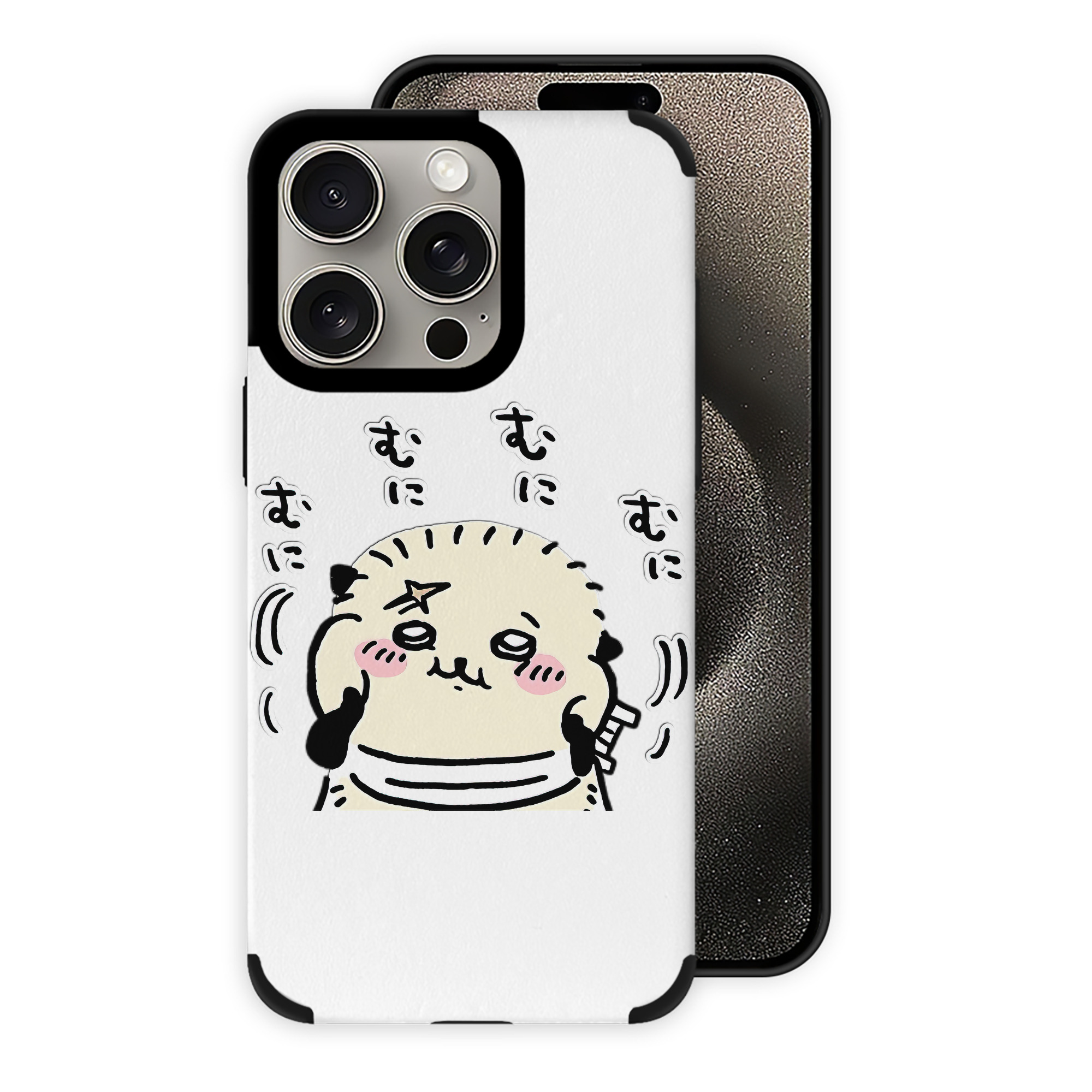 （画像用） ちいかわ ラッコ Chii-kawa Sea otter 【iPhone15ProMax対応】 PUレザー スマホケース 耐衝撃＆黄変防止