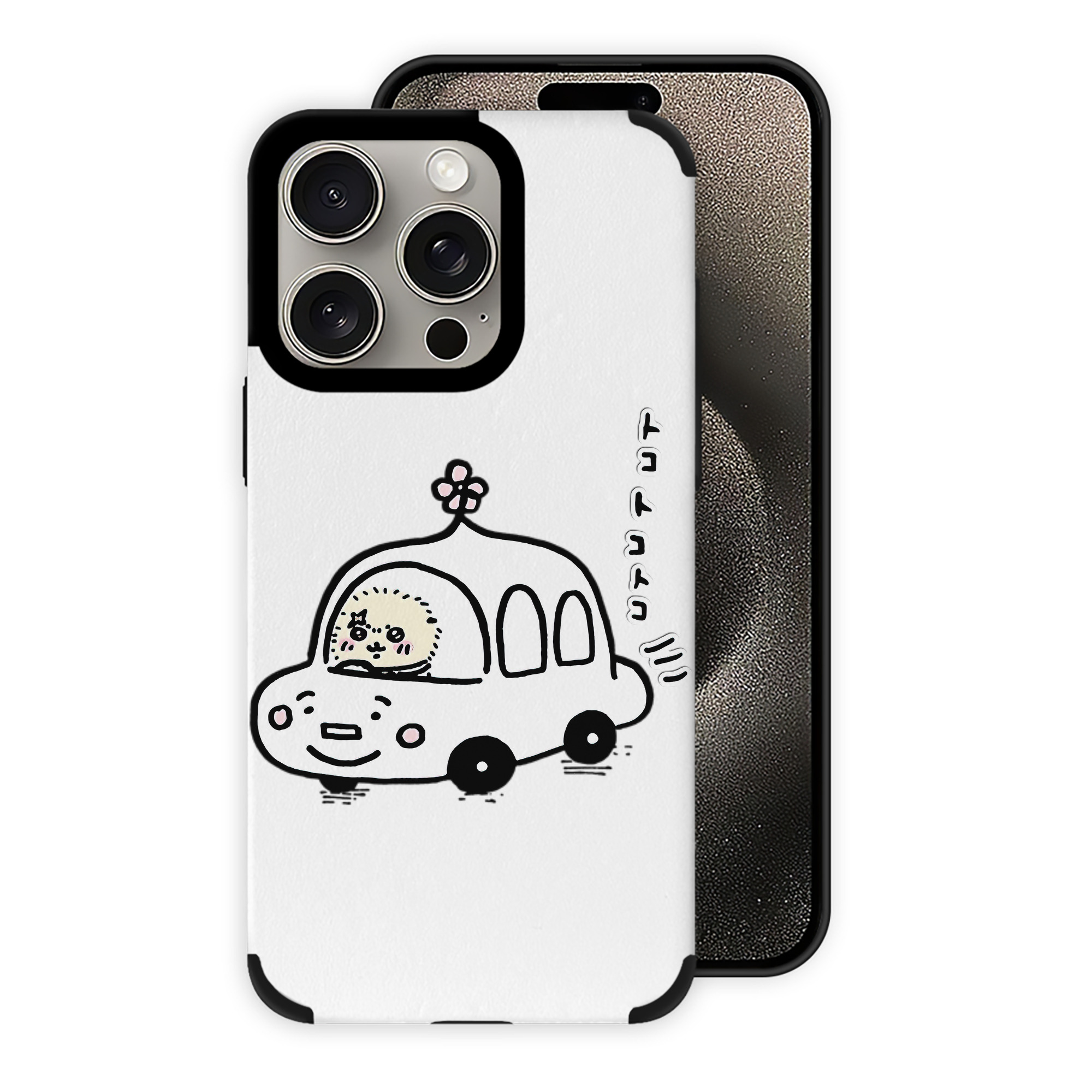 （画像用） ちいかわ ラッコ Chii-kawa Sea otter 【iPhone15ProMax対応】 PUレザー スマホケース 耐衝撃＆黄変防止