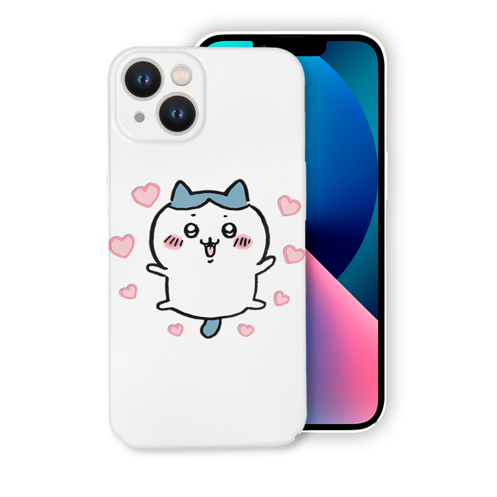 （画像用） ちいかわ ハチワレ Chii-kawa hachiware 【iPhone 14シリーズ対応】ハードケース