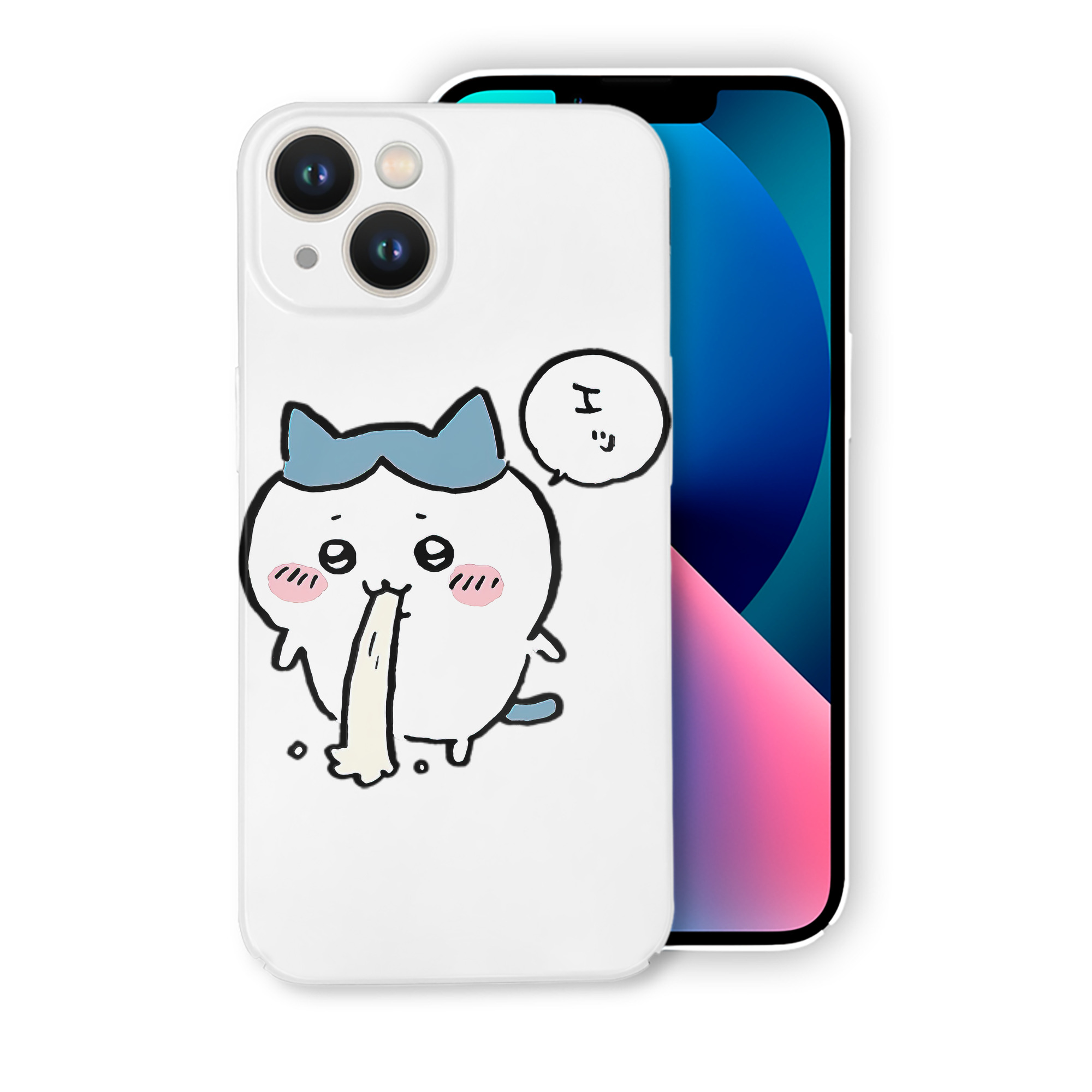 （画像用） ちいかわ ハチワレ Chii-kawa hachiware 【iPhone 14シリーズ対応】ハードケース