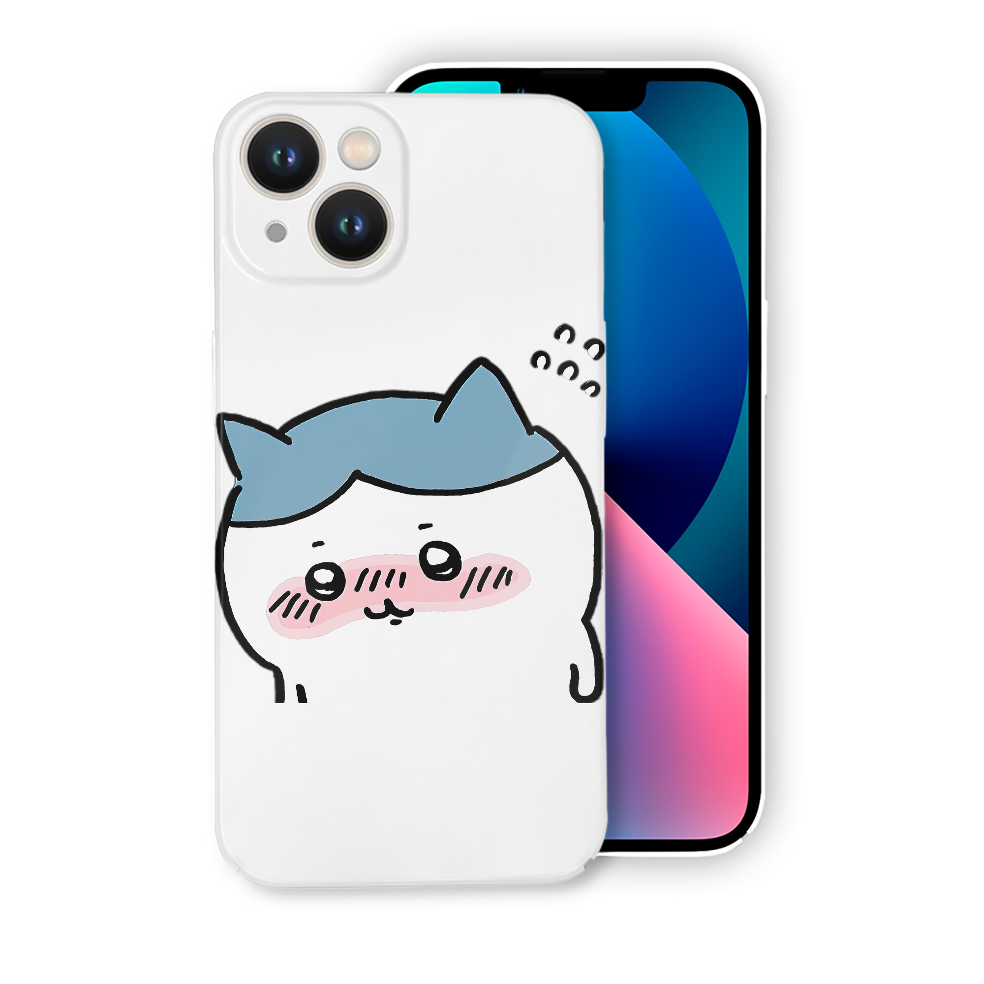 （画像用） ちいかわ ハチワレ Chii-kawa hachiware 【iPhone 14シリーズ対応】ハードケース