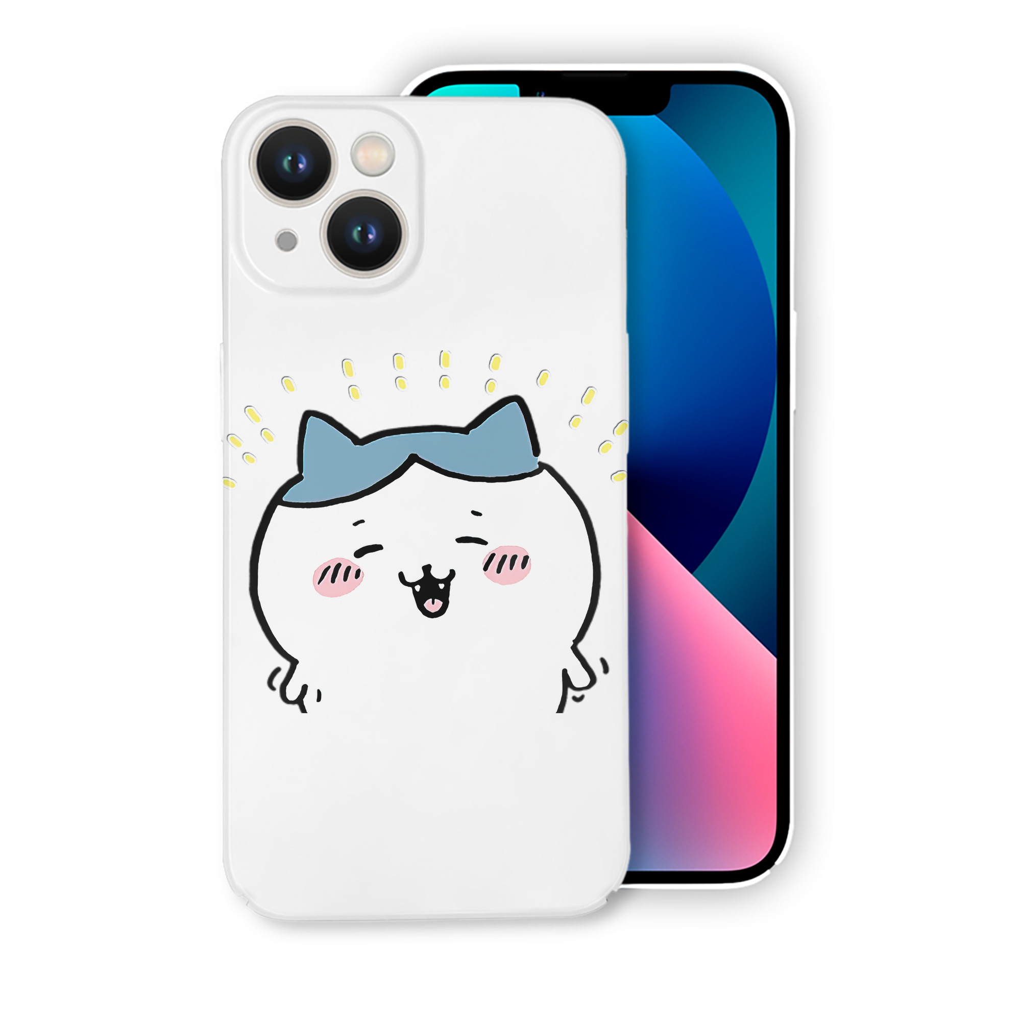 （画像用） ちいかわ ハチワレ Chii-kawa hachiware 【iPhone 14シリーズ対応】ハードケース