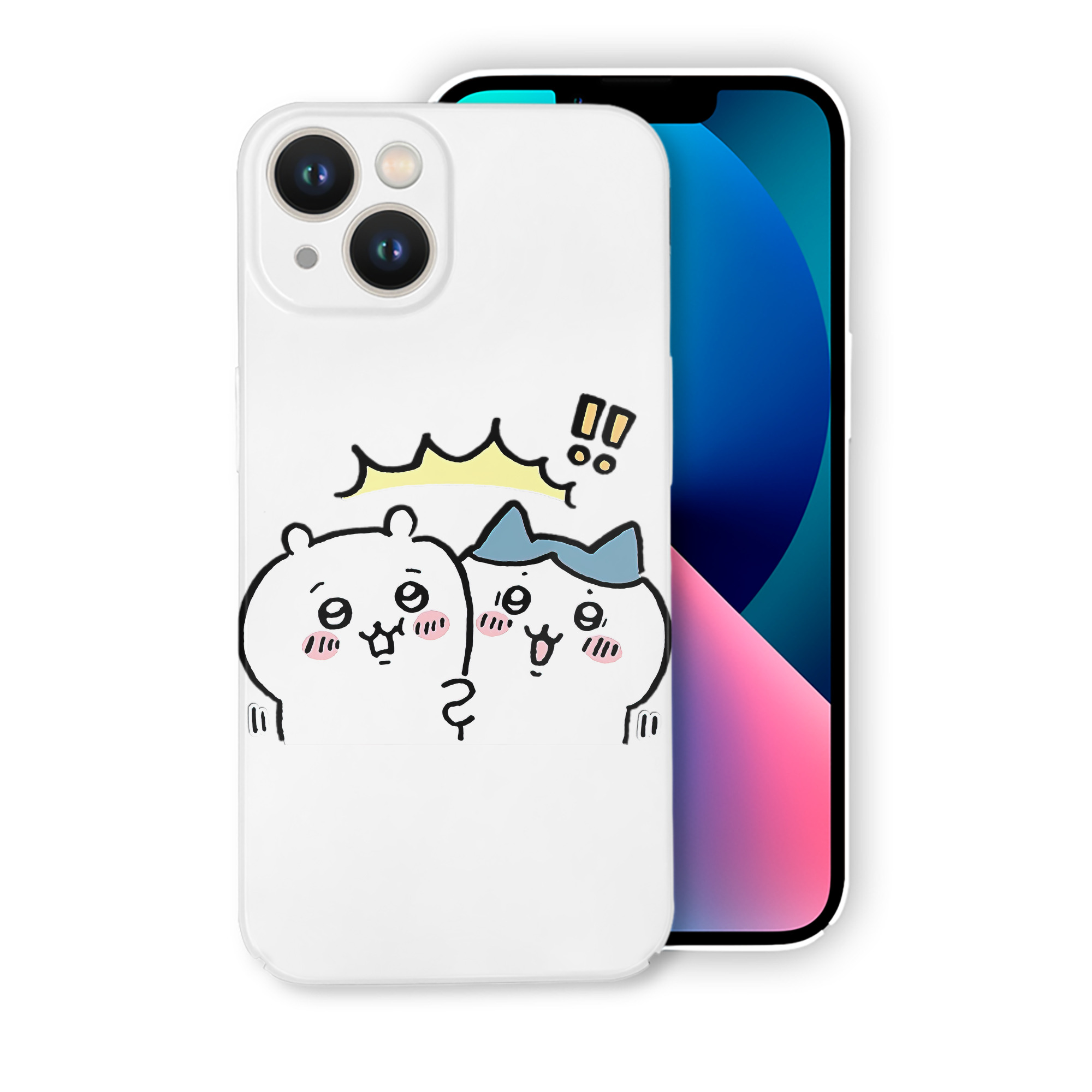 （画像用） ちいかわ ハチワレ Chii-kawa hachiware 【iPhone 14シリーズ対応】ハードケース