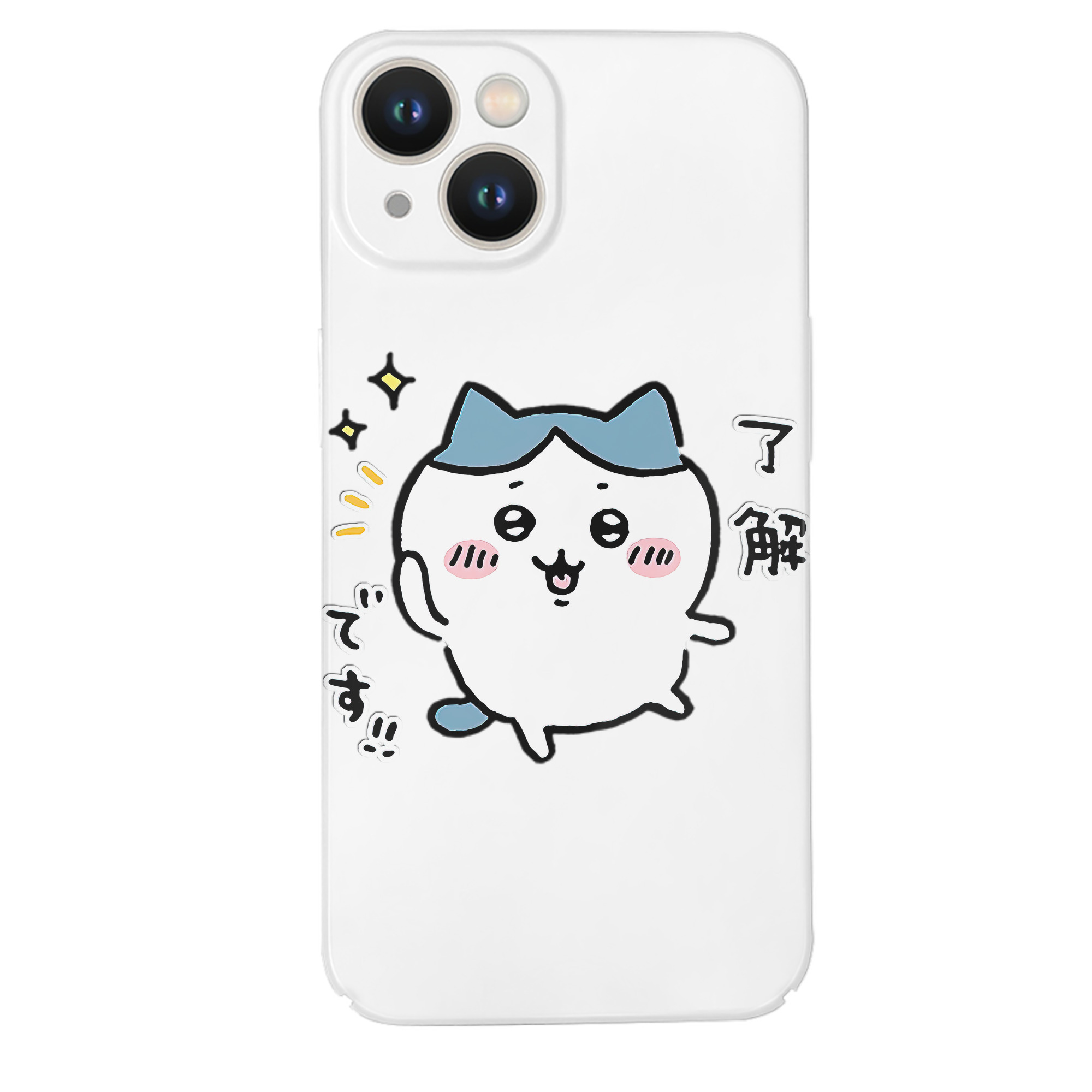 （画像用） ちいかわ ハチワレ Chii-kawa hachiware 【iPhone 14シリーズ対応】ハードケース