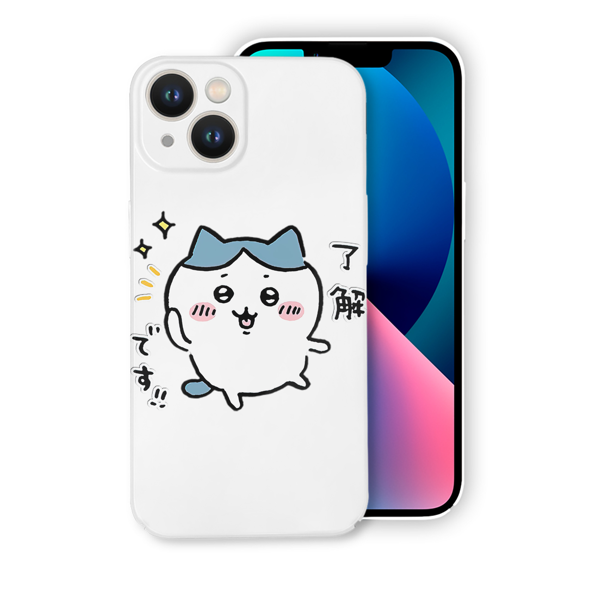 （画像用） ちいかわ ハチワレ Chii-kawa hachiware 【iPhone 14シリーズ対応】ハードケース