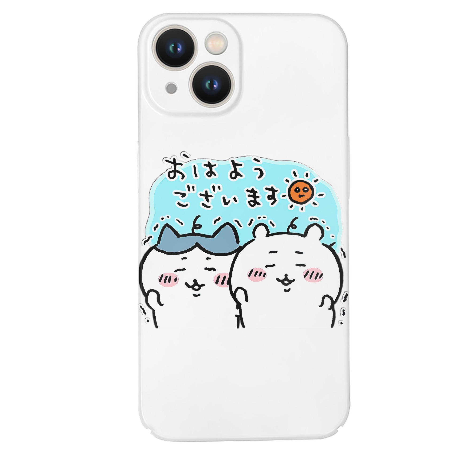 （画像用） ちいかわ ハチワレ Chii-kawa hachiware 【iPhone 14シリーズ対応】ハードケース
