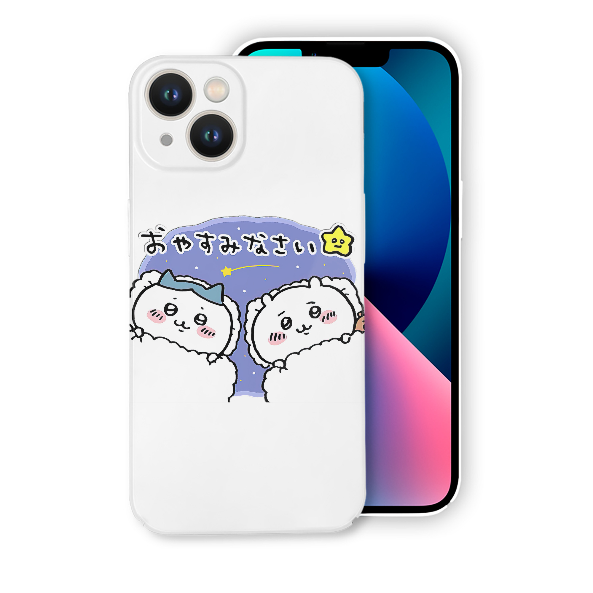 （画像用） ちいかわ ハチワレ Chii-kawa hachiware 【iPhone 14シリーズ対応】ハードケース