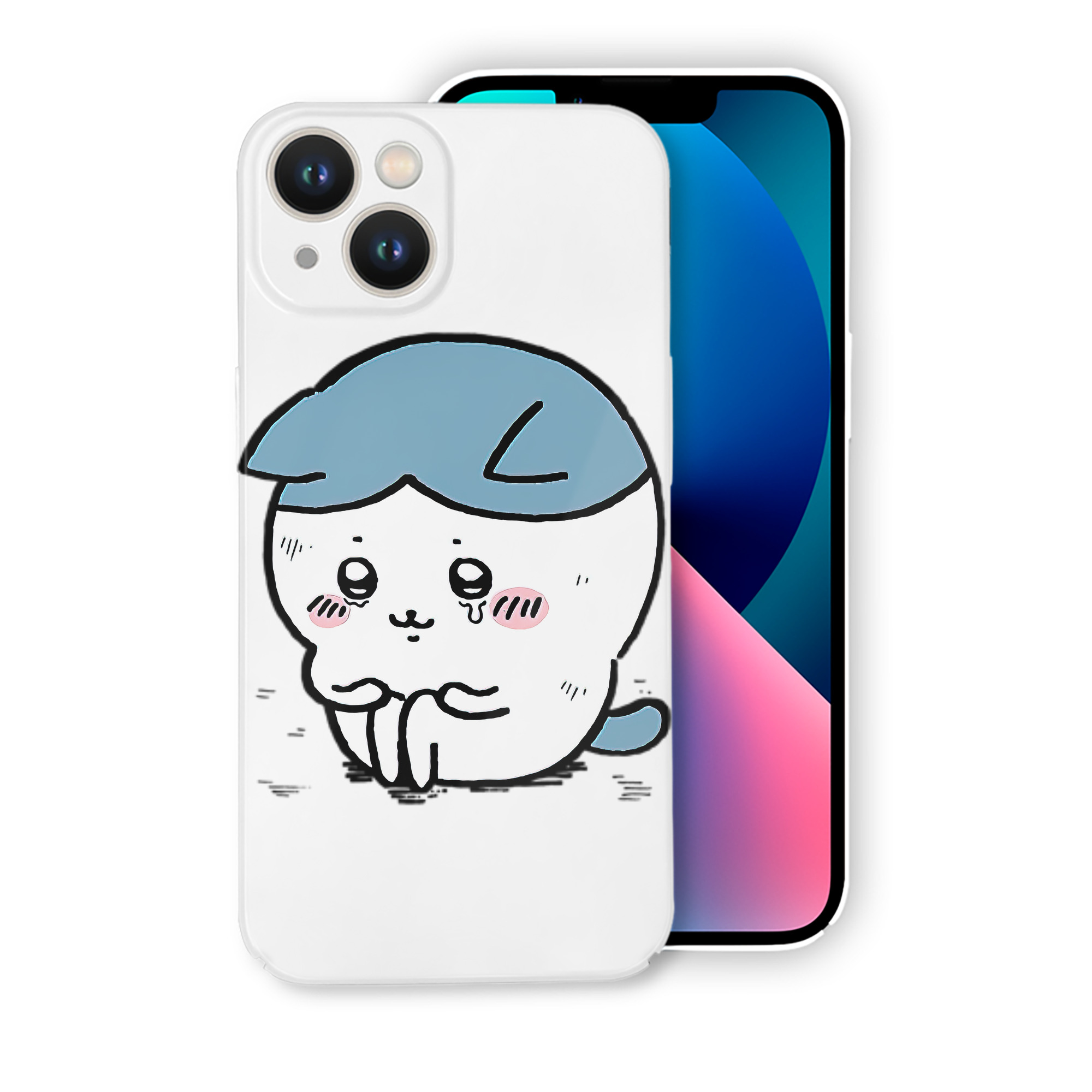 （画像用） ちいかわ ハチワレ Chii-kawa hachiware 【iPhone 14シリーズ対応】ハードケース