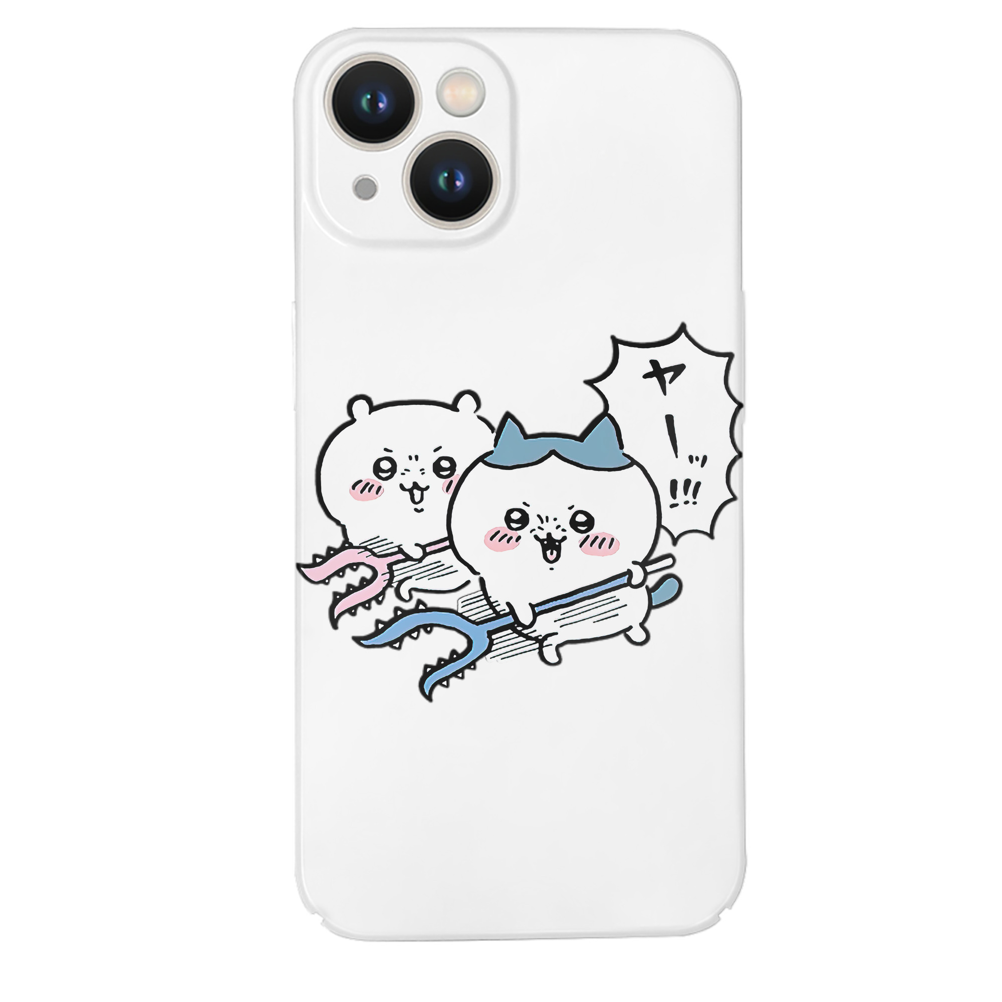 （画像用） ちいかわ ハチワレ Chii-kawa hachiware 【iPhone 14シリーズ対応】ハードケース