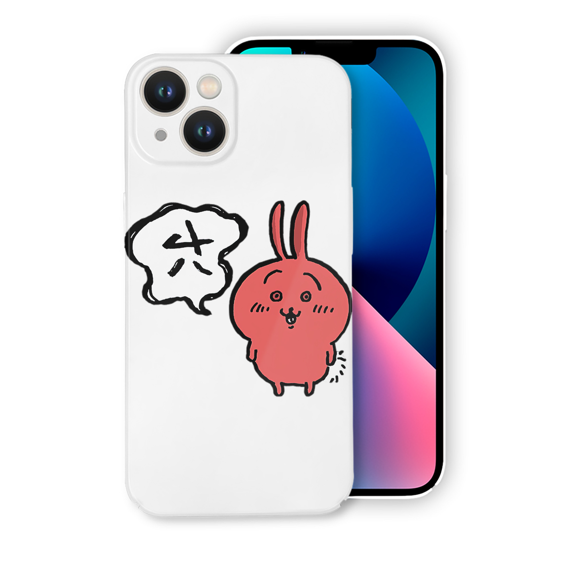 （画像用） ちいかわ ハチワレ Chii-kawa hachiware 【iPhone 14シリーズ対応】ハードケース