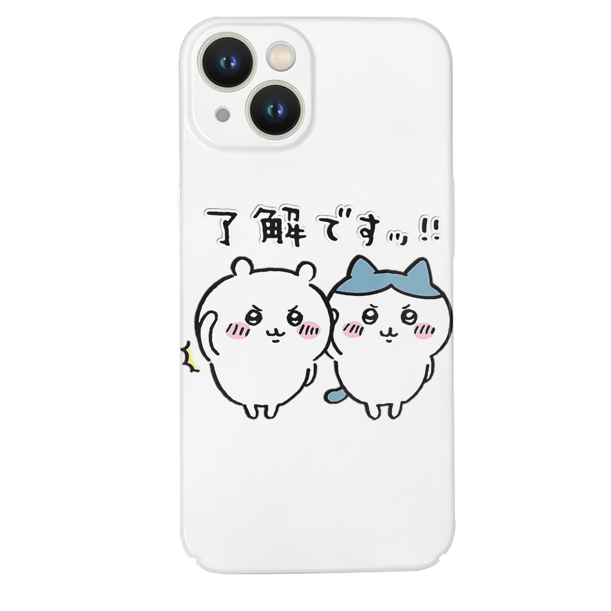 （画像用） ちいかわ ハチワレ Chii-kawa hachiware 【iPhone 14シリーズ対応】ハードケース