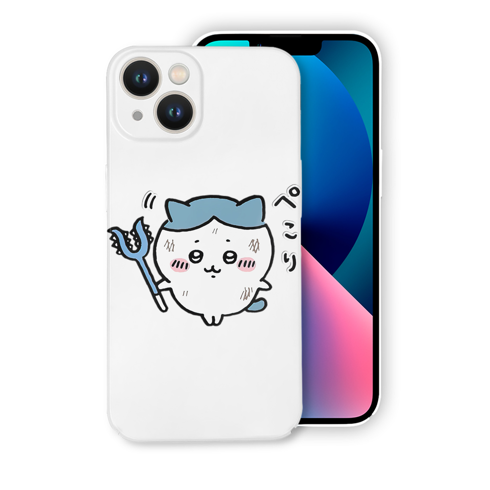 （画像用） ちいかわ ハチワレ Chii-kawa hachiware 【iPhone 14シリーズ対応】ハードケース