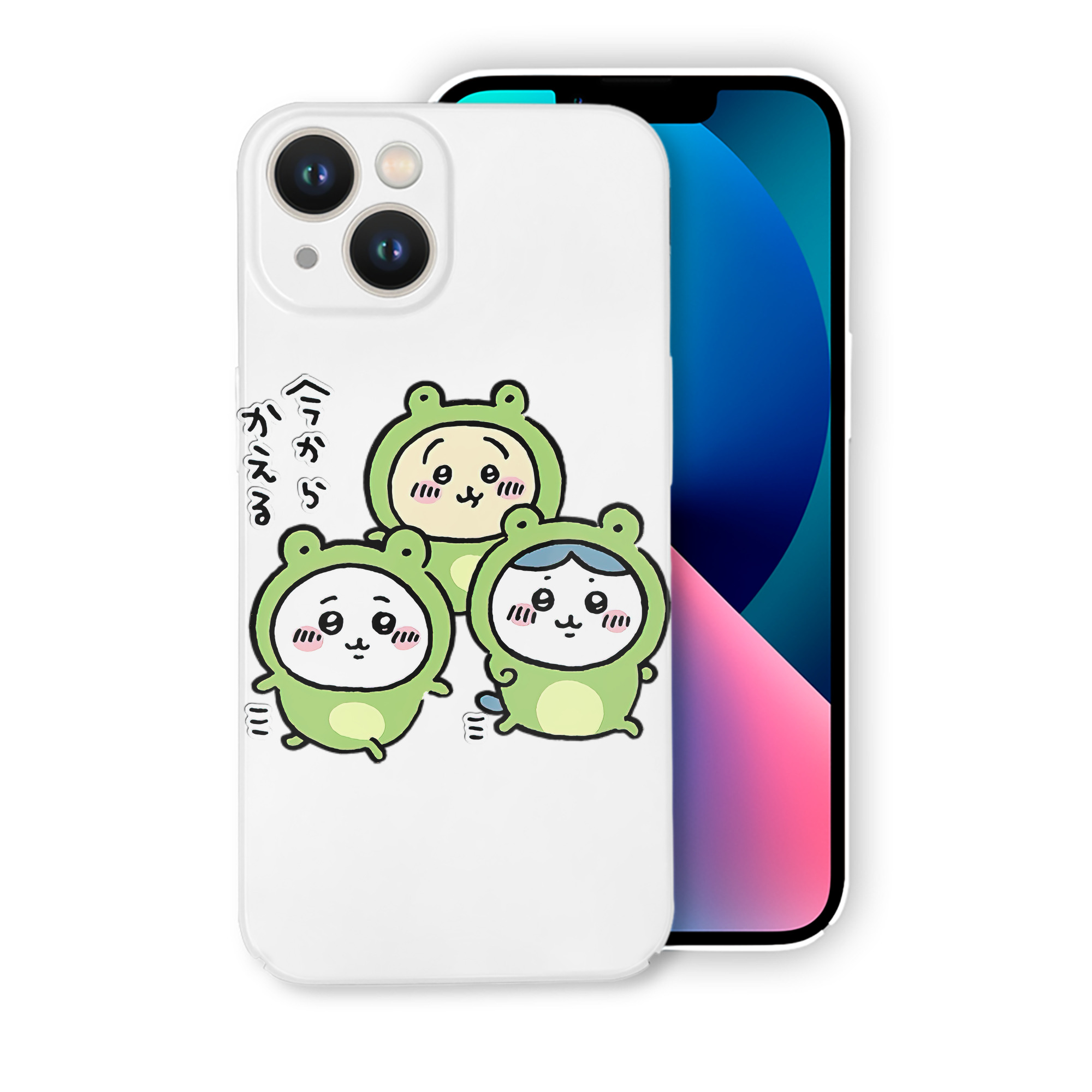 （画像用） ちいかわ ハチワレ Chii-kawa hachiware 【iPhone 14シリーズ対応】ハードケース