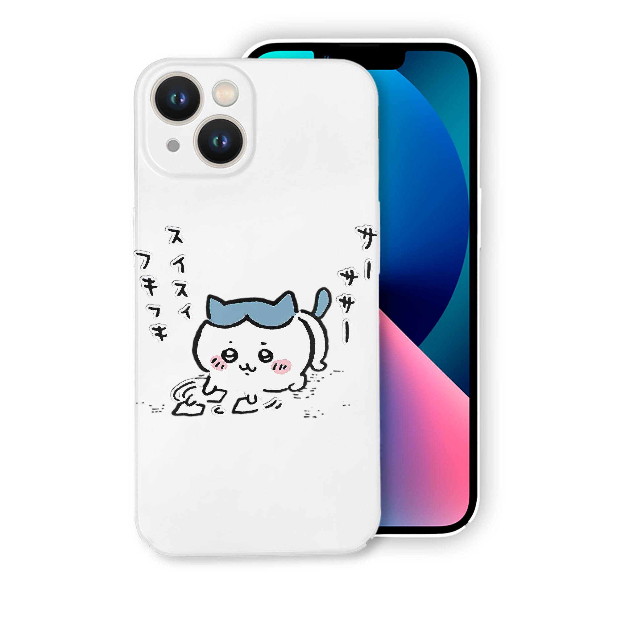 （画像用） ちいかわ ハチワレ Chii-kawa hachiware 【iPhone 14シリーズ対応】ハードケース