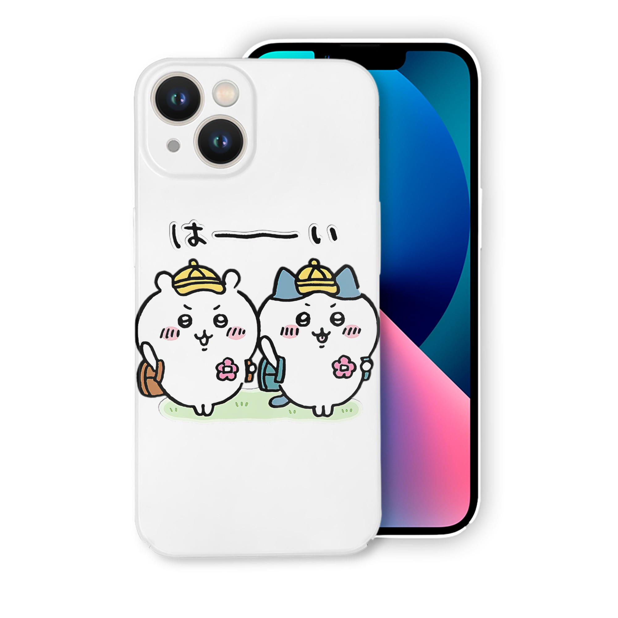（画像用） ちいかわ ハチワレ Chii-kawa hachiware 【iPhone 14シリーズ対応】ハードケース