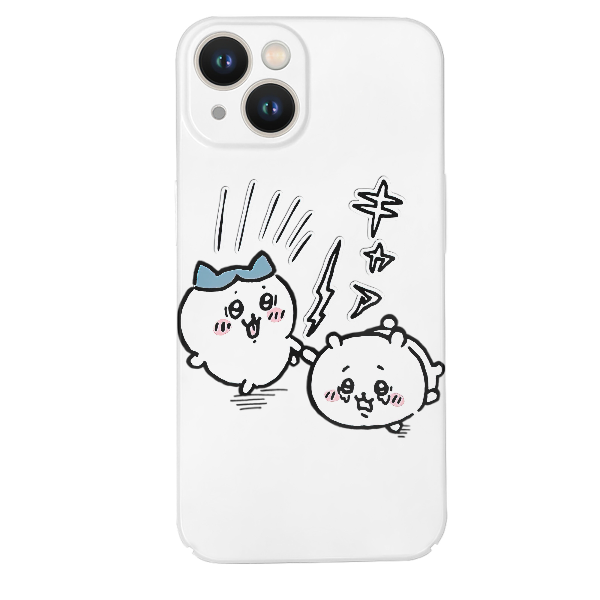 （画像用） ちいかわ ハチワレ Chii-kawa hachiware 【iPhone 14シリーズ対応】ハードケース
