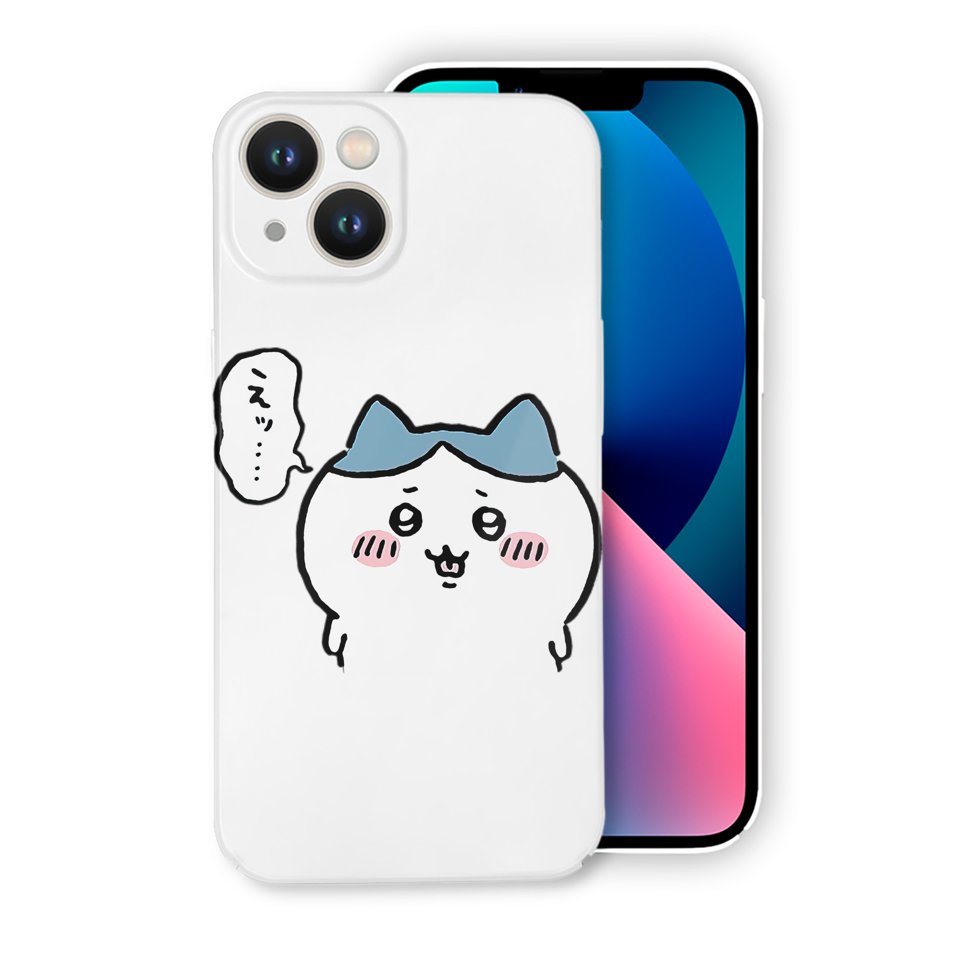 （画像用） ちいかわ ハチワレ Chii-kawa hachiware 【iPhone 14シリーズ対応】ハードケース