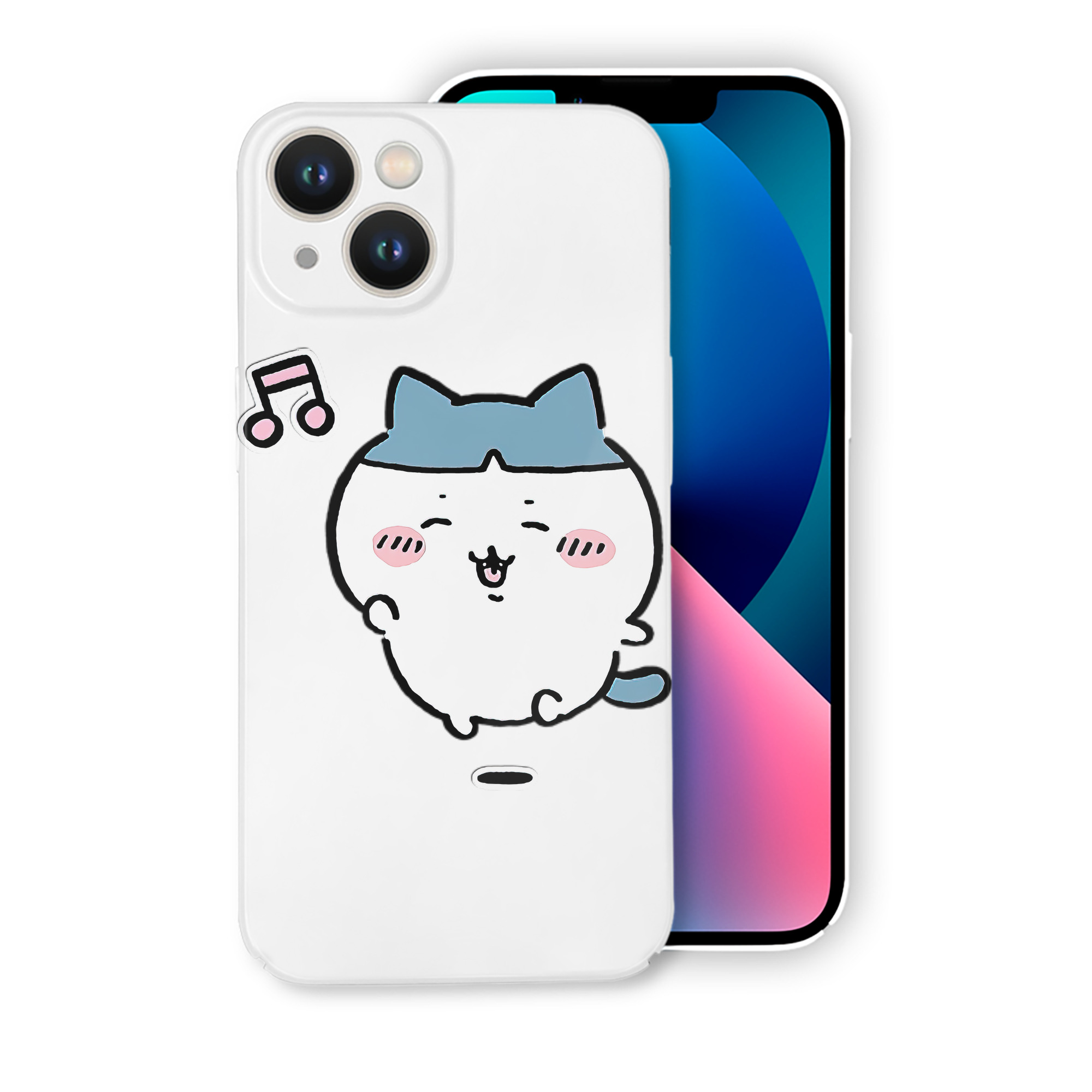 （画像用） ちいかわ ハチワレ Chii-kawa hachiware 【iPhone 14シリーズ対応】ハードケース
