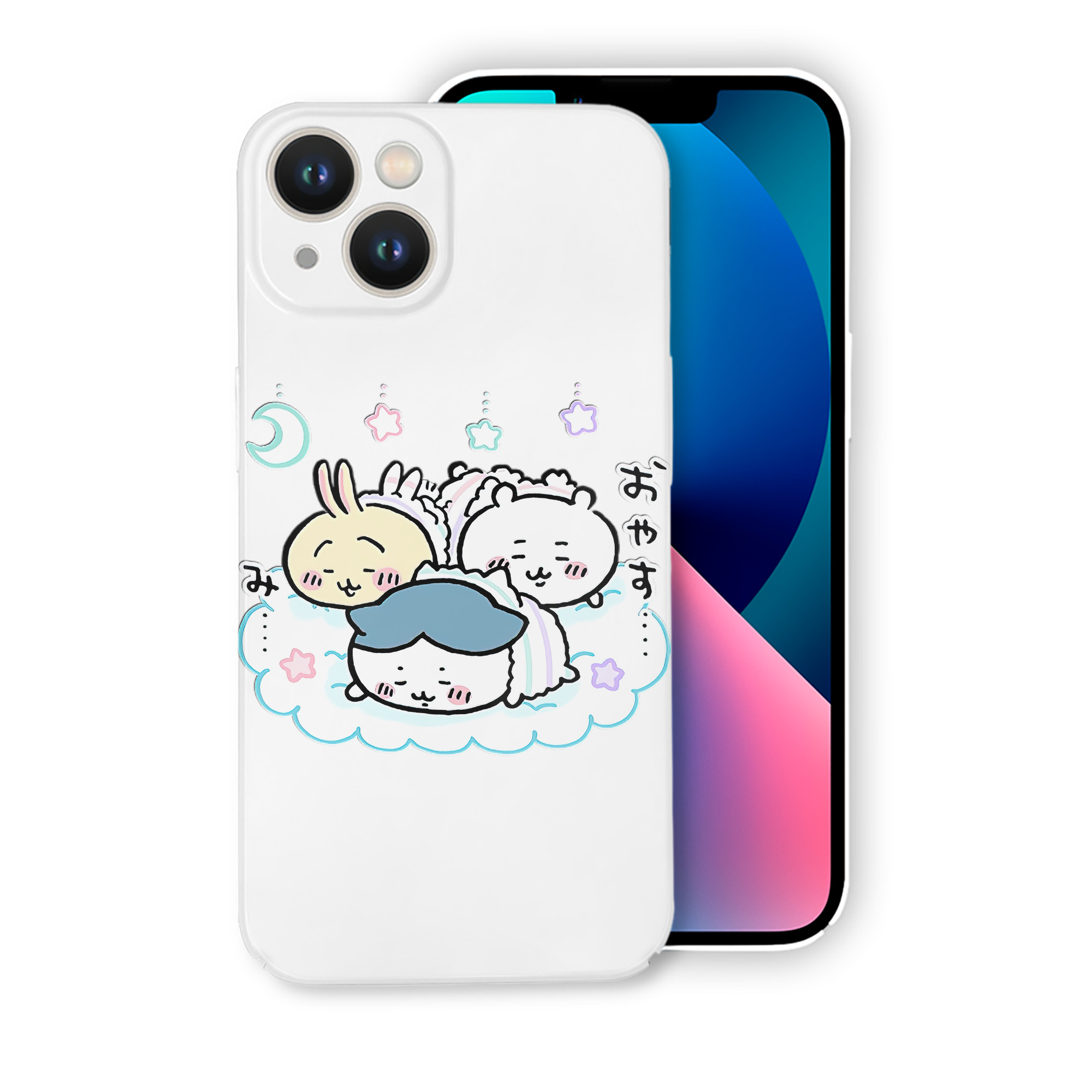 （画像用） ちいかわ ハチワレ Chii-kawa hachiware 【iPhone 14シリーズ対応】ハードケース
