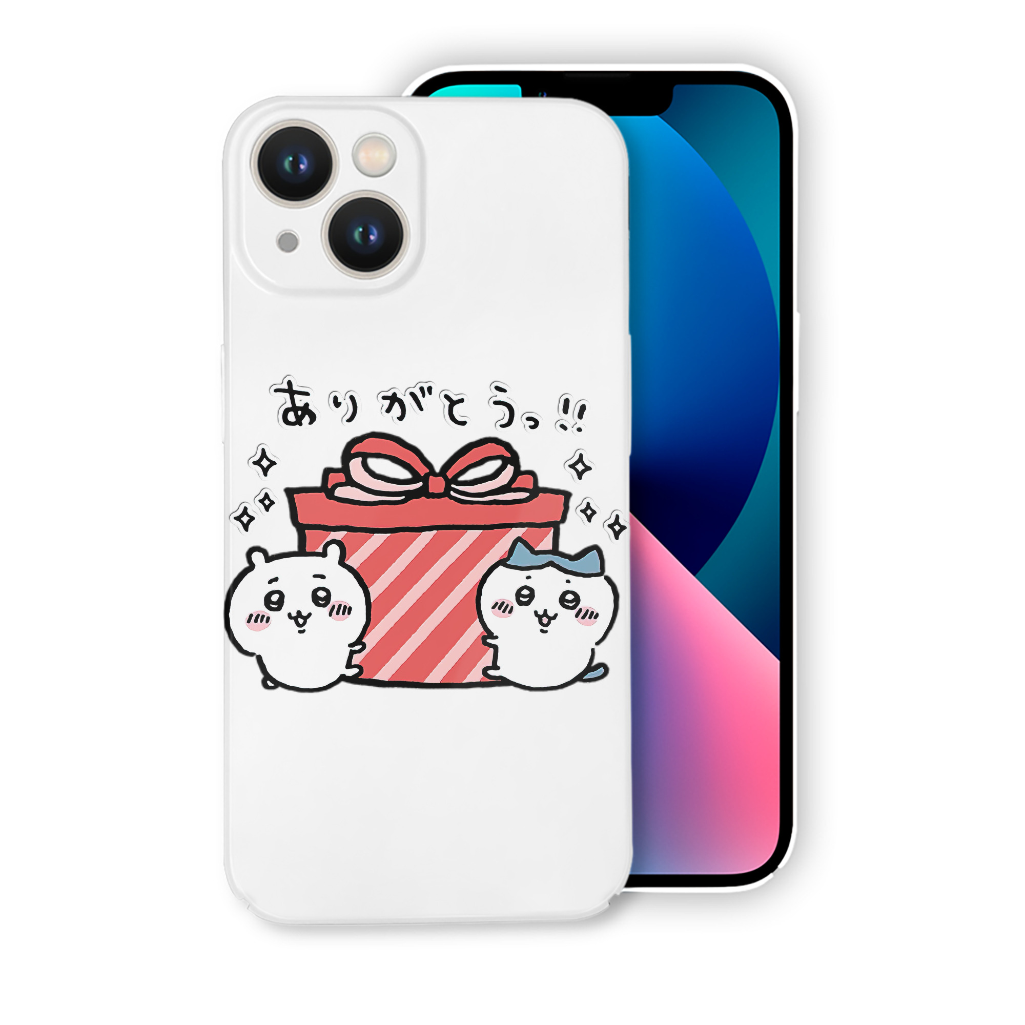 （画像用） ちいかわ ハチワレ Chii-kawa hachiware 【iPhone 14シリーズ対応】ハードケース