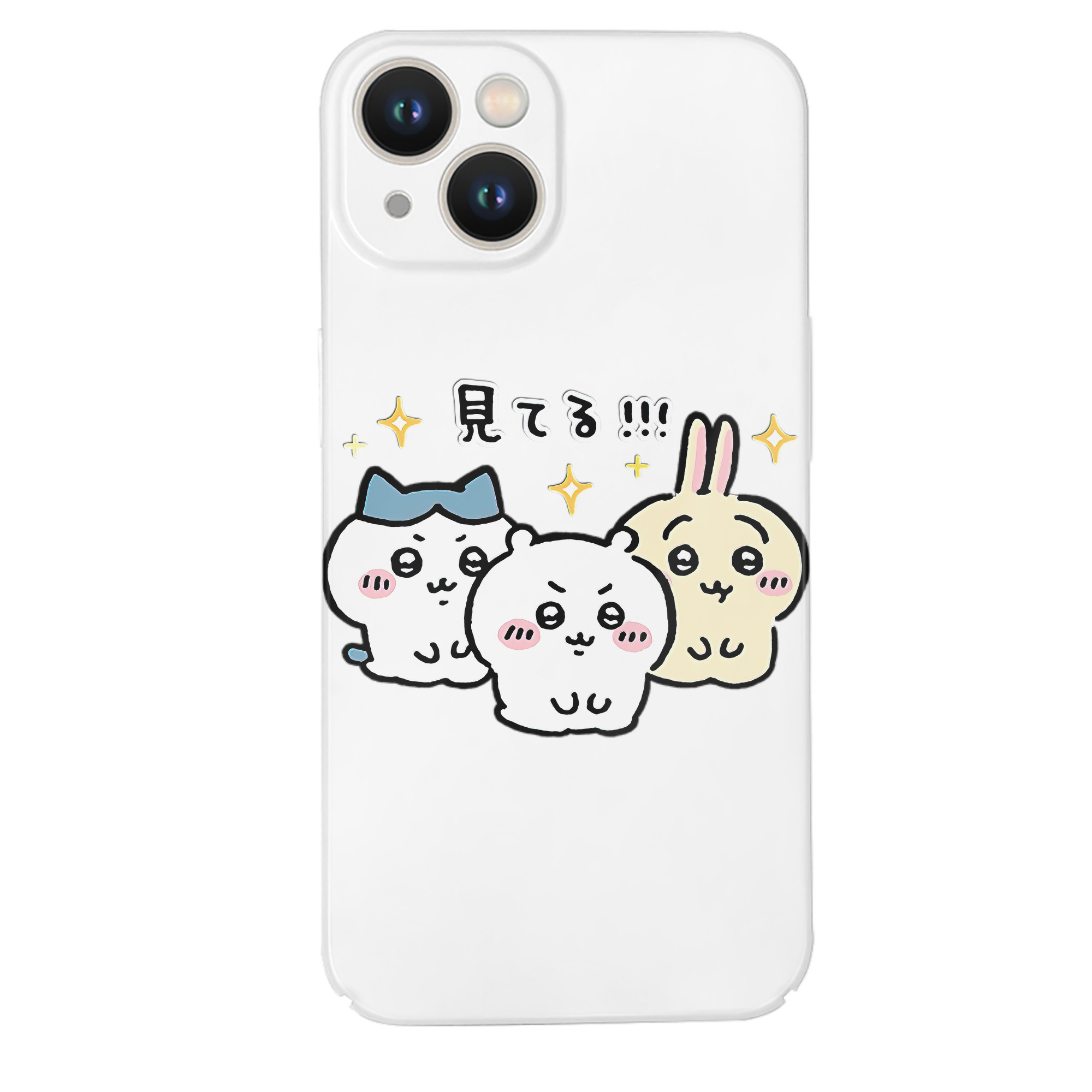 （画像用） ちいかわ ハチワレ Chii-kawa hachiware 【iPhone 14シリーズ対応】ハードケース
