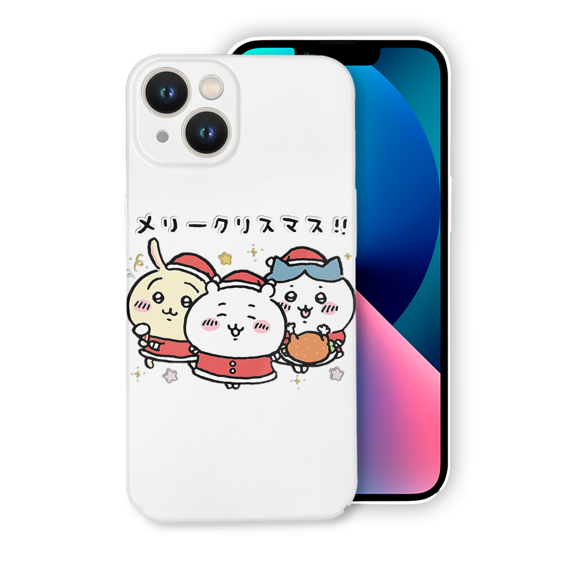 （画像用） ちいかわ ハチワレ Chii-kawa hachiware 【iPhone 14シリーズ対応】ハードケース