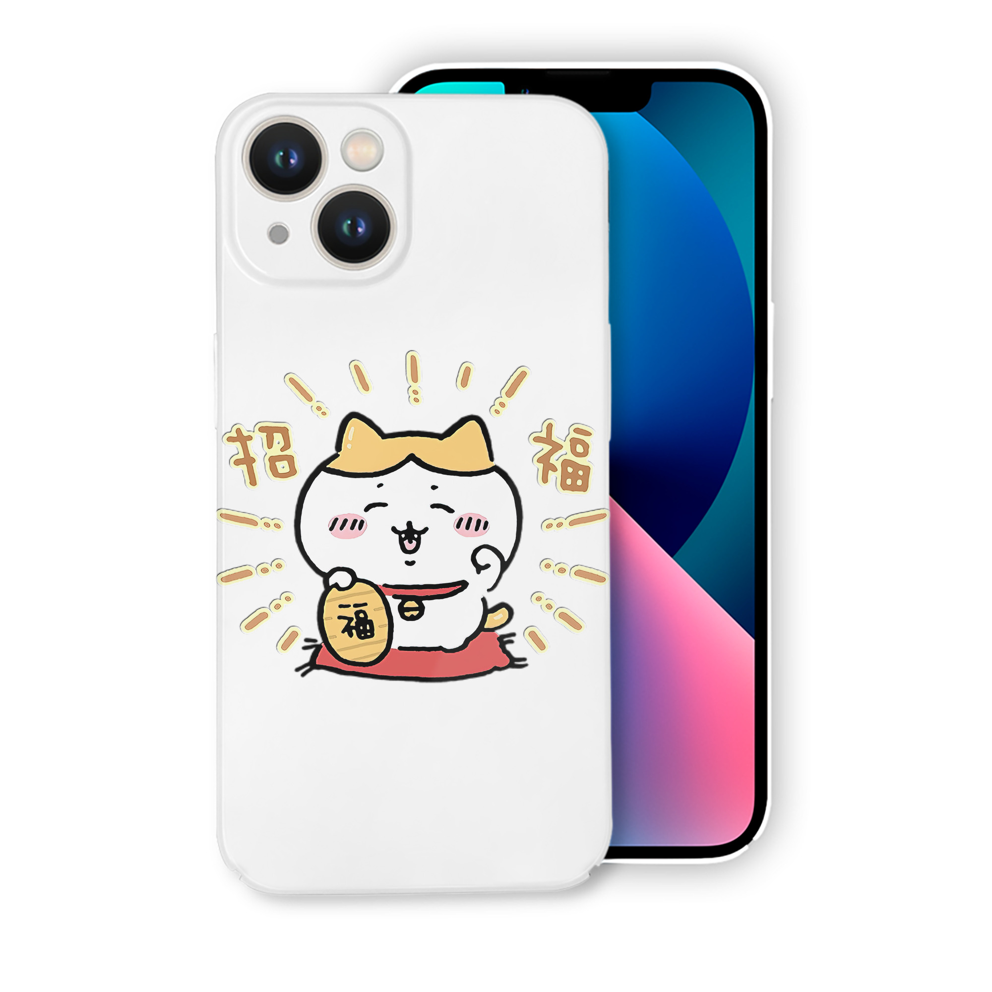 （画像用） ちいかわ ハチワレ Chii-kawa hachiware 【iPhone 14シリーズ対応】ハードケース