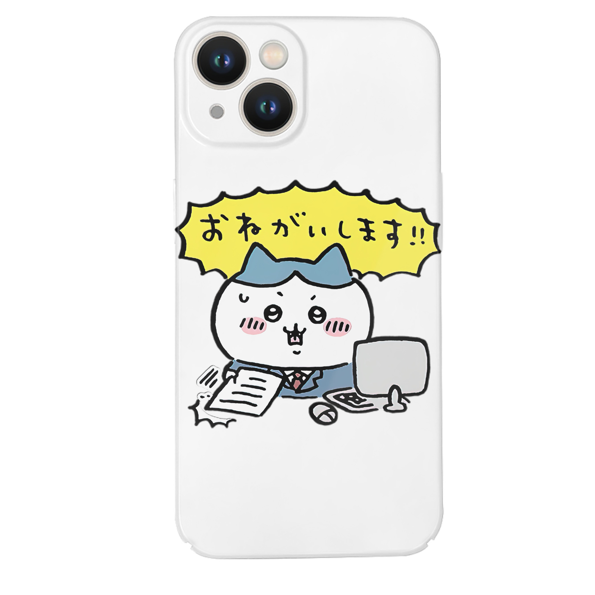 （画像用） ちいかわ ハチワレ Chii-kawa hachiware 【iPhone 14シリーズ対応】ハードケース