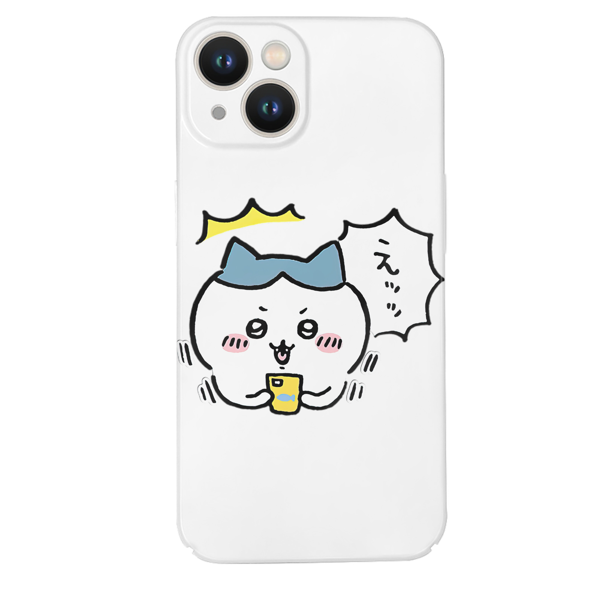 （画像用） ちいかわ ハチワレ Chii-kawa hachiware 【iPhone 14シリーズ対応】ハードケース