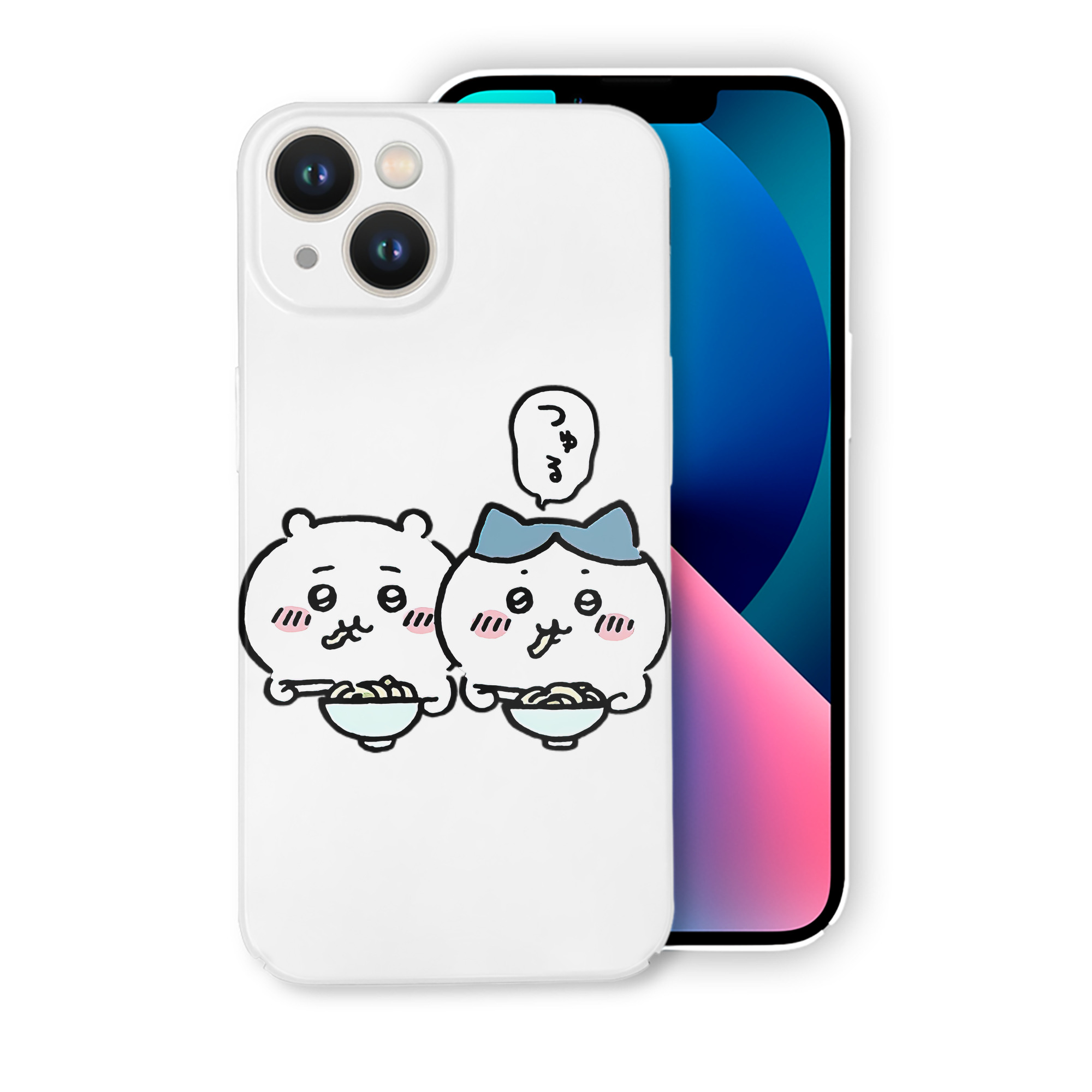 （画像用） ちいかわ ハチワレ Chii-kawa hachiware 【iPhone 14シリーズ対応】ハードケース