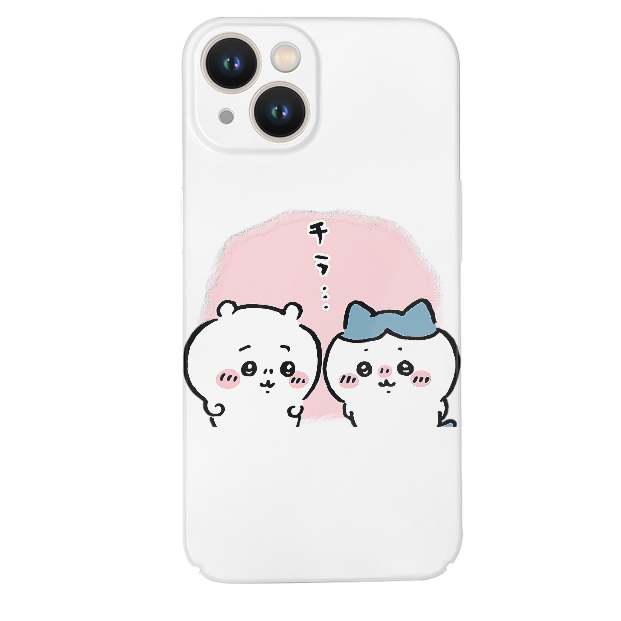 （画像用） ちいかわ ハチワレ Chii-kawa hachiware 【iPhone 14シリーズ対応】ハードケース