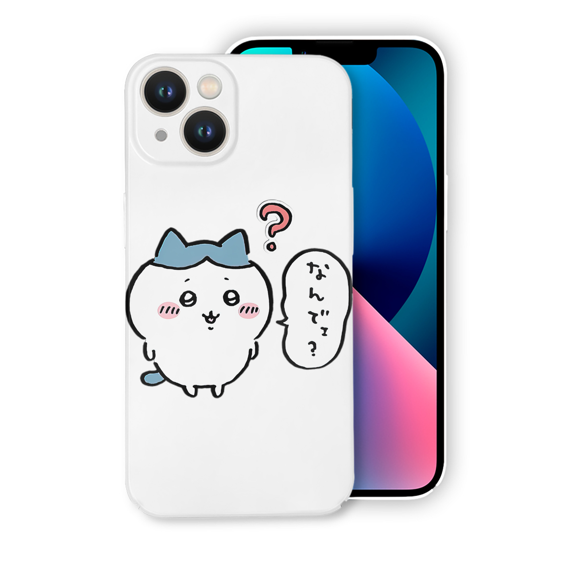 （画像用） ちいかわ ハチワレ Chii-kawa hachiware 【iPhone 14シリーズ対応】ハードケース