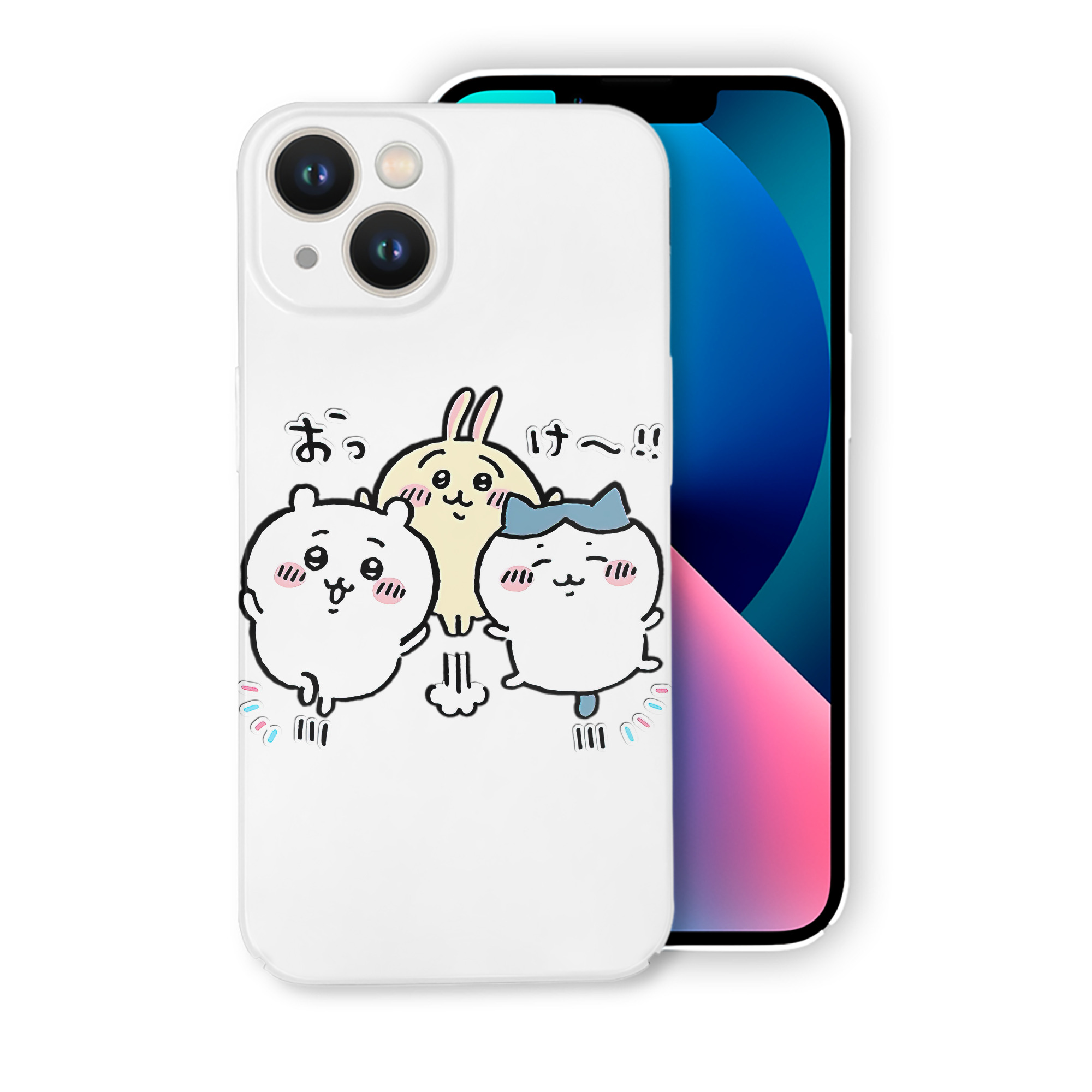 （画像用） ちいかわ ちいかわ Chii-kawa chiikawa 【iPhone 14シリーズ対応】ハードケース
