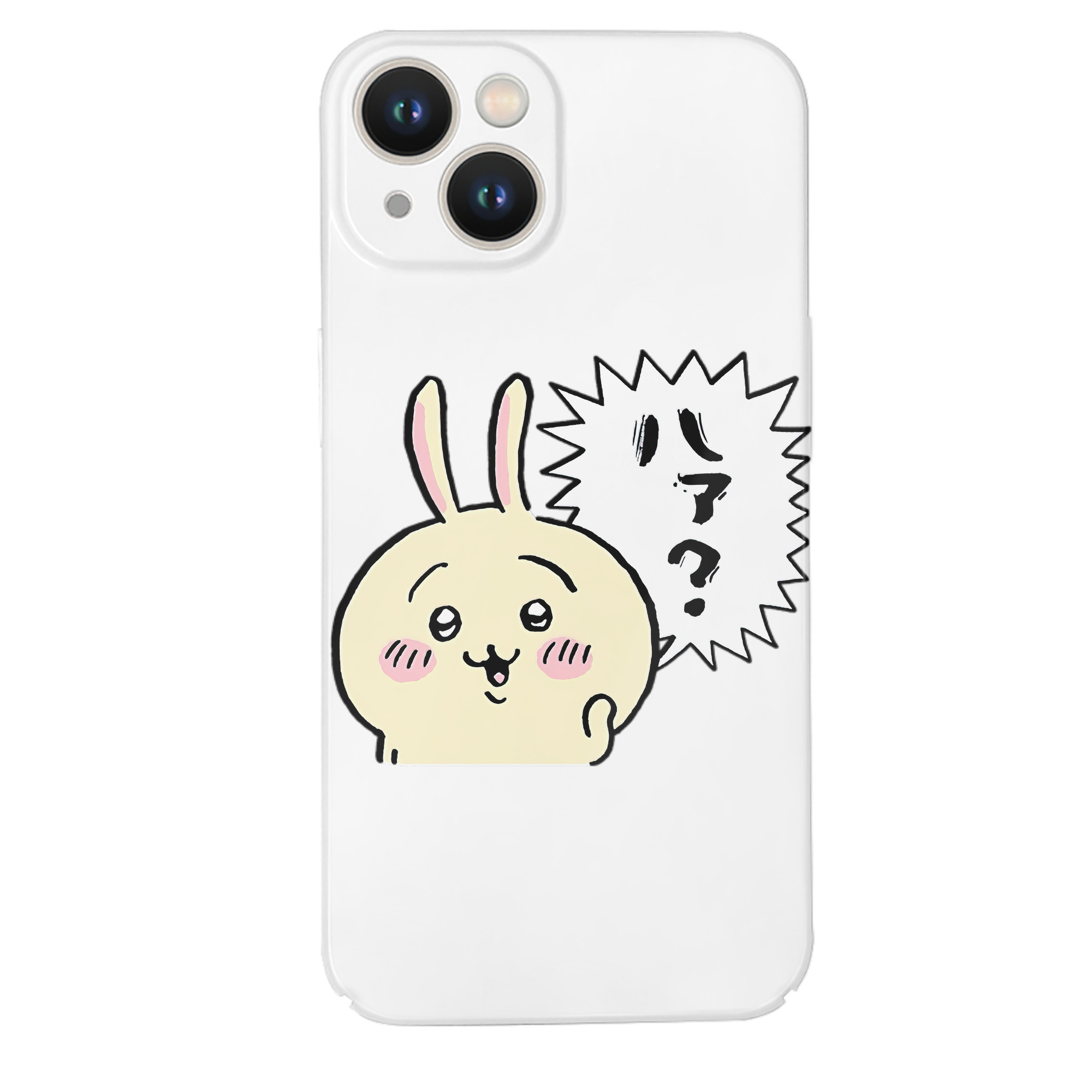 （画像用） ちいかわ うさぎ Chii-kawa usagi 【iPhone 14シリーズ対応】ハードケース