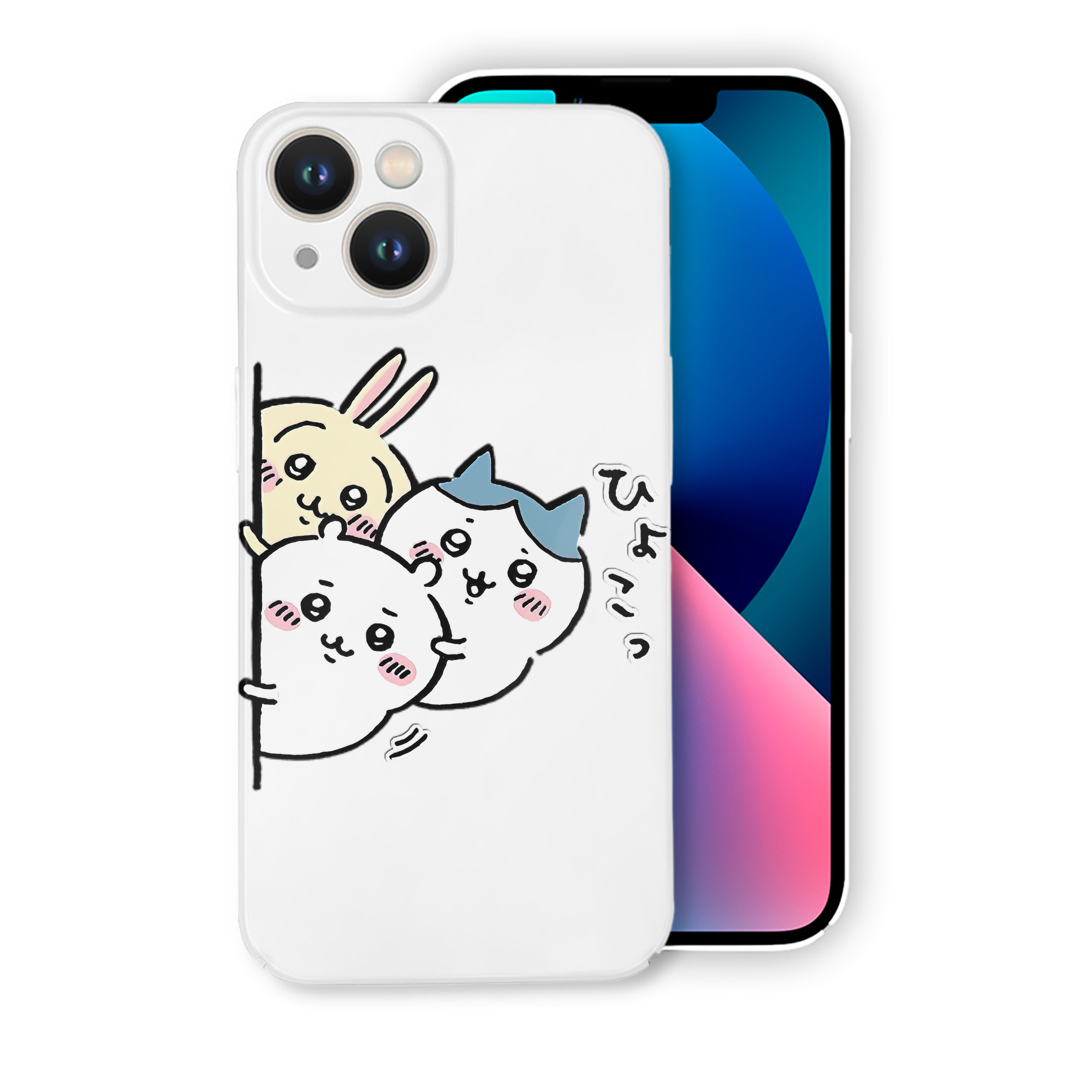 （画像用） ちいかわ うさぎ Chii-kawa usagi 【iPhone 14シリーズ対応】ハードケース
